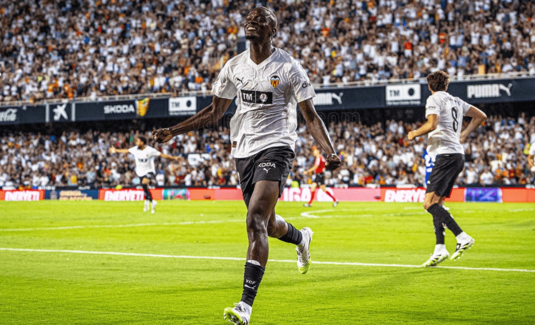  Gol de Mouctar Diakhaby en el Valencia-Getafe