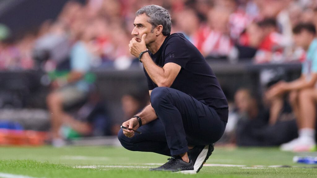 Ernesto Valverde en un partido del Athletic Club (Cordon Press)