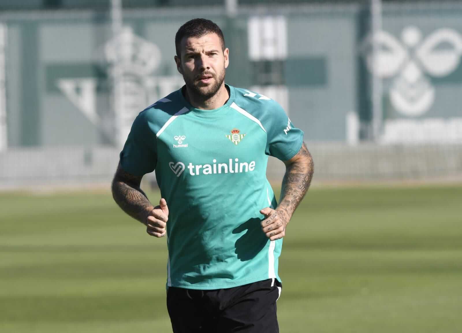Aitor Ruibal, entrenando en solitario