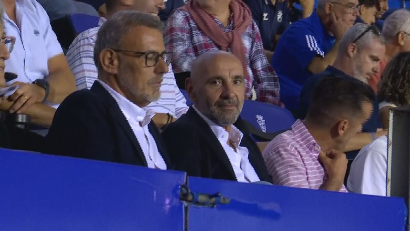 Monchi, en su primer día como presidente del CD San Fernando 1940.