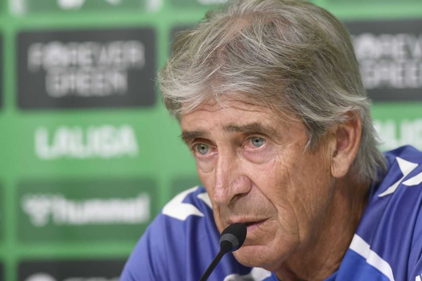 Manuel Pellegrini, en sala de prensa
