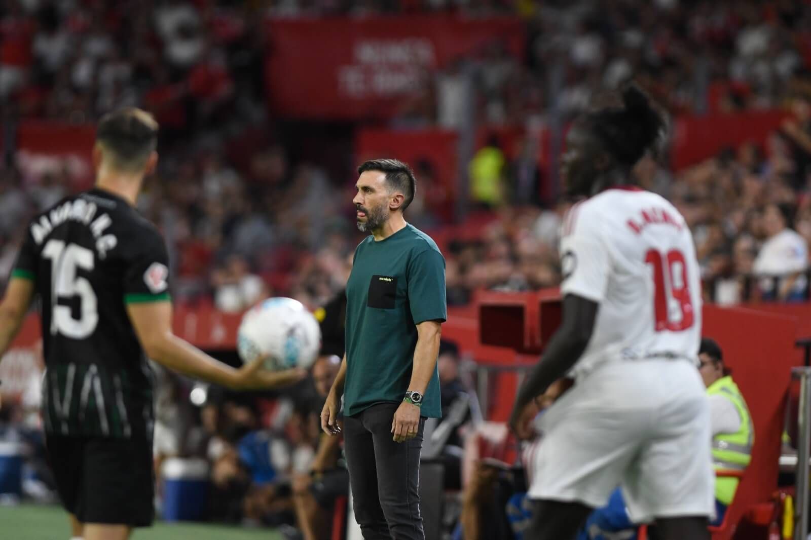 Éder Sarabia, en el Sevilla - Elche.