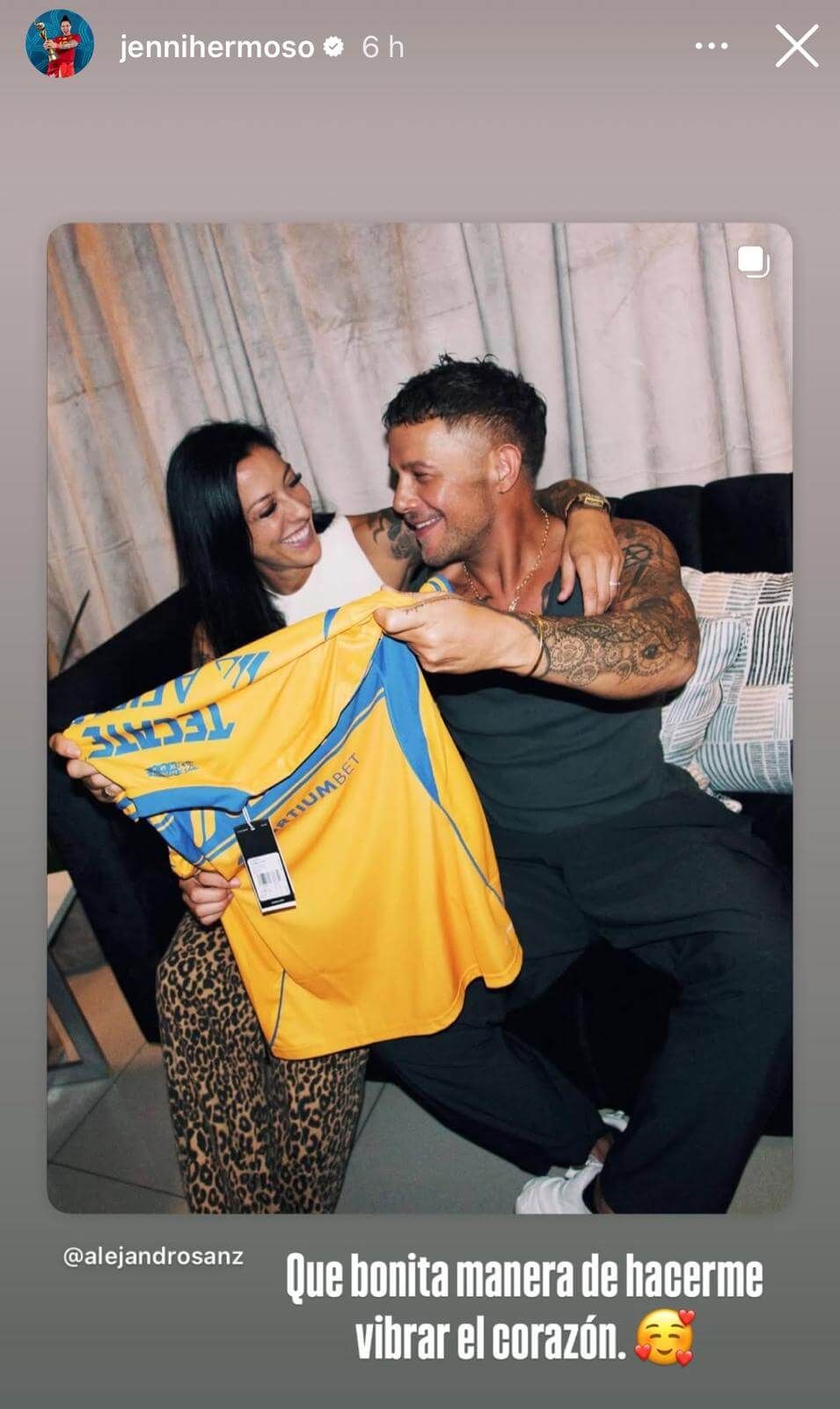  Storie de Jenni Hermoso con Alejandro Sanz.