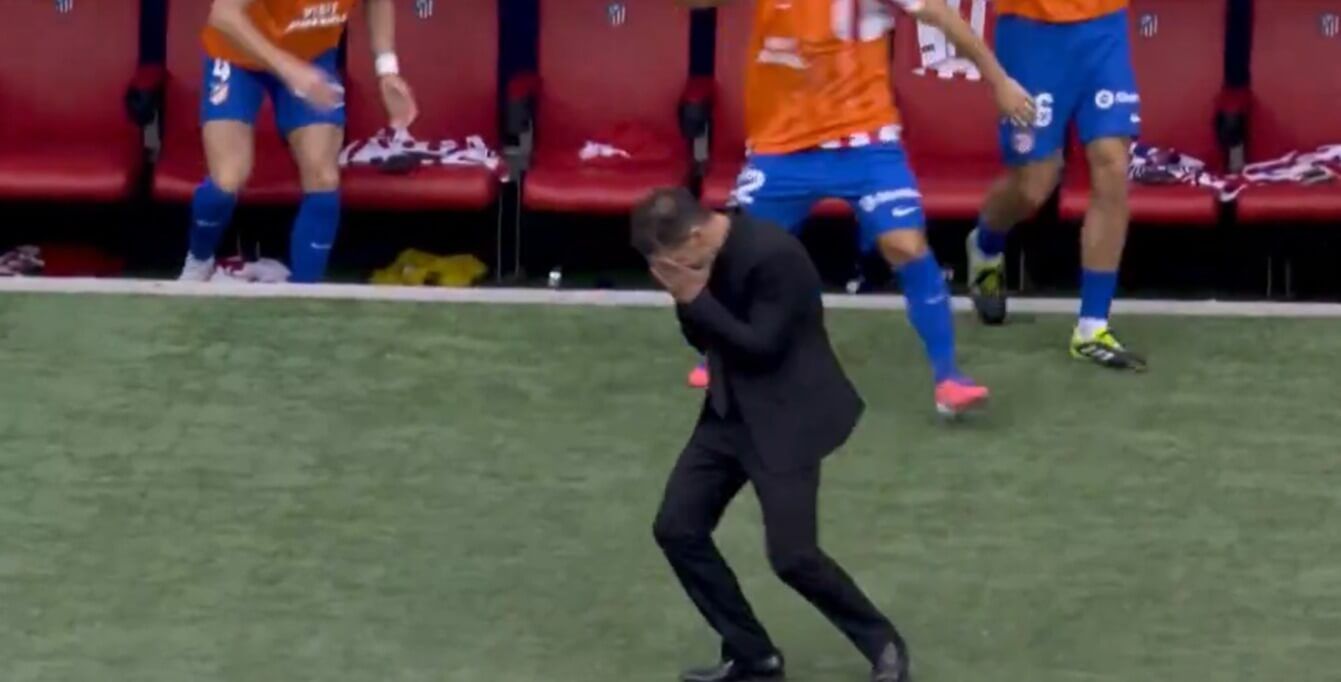 Simeone, al borde de las lágrimas tras el gol de Julián.