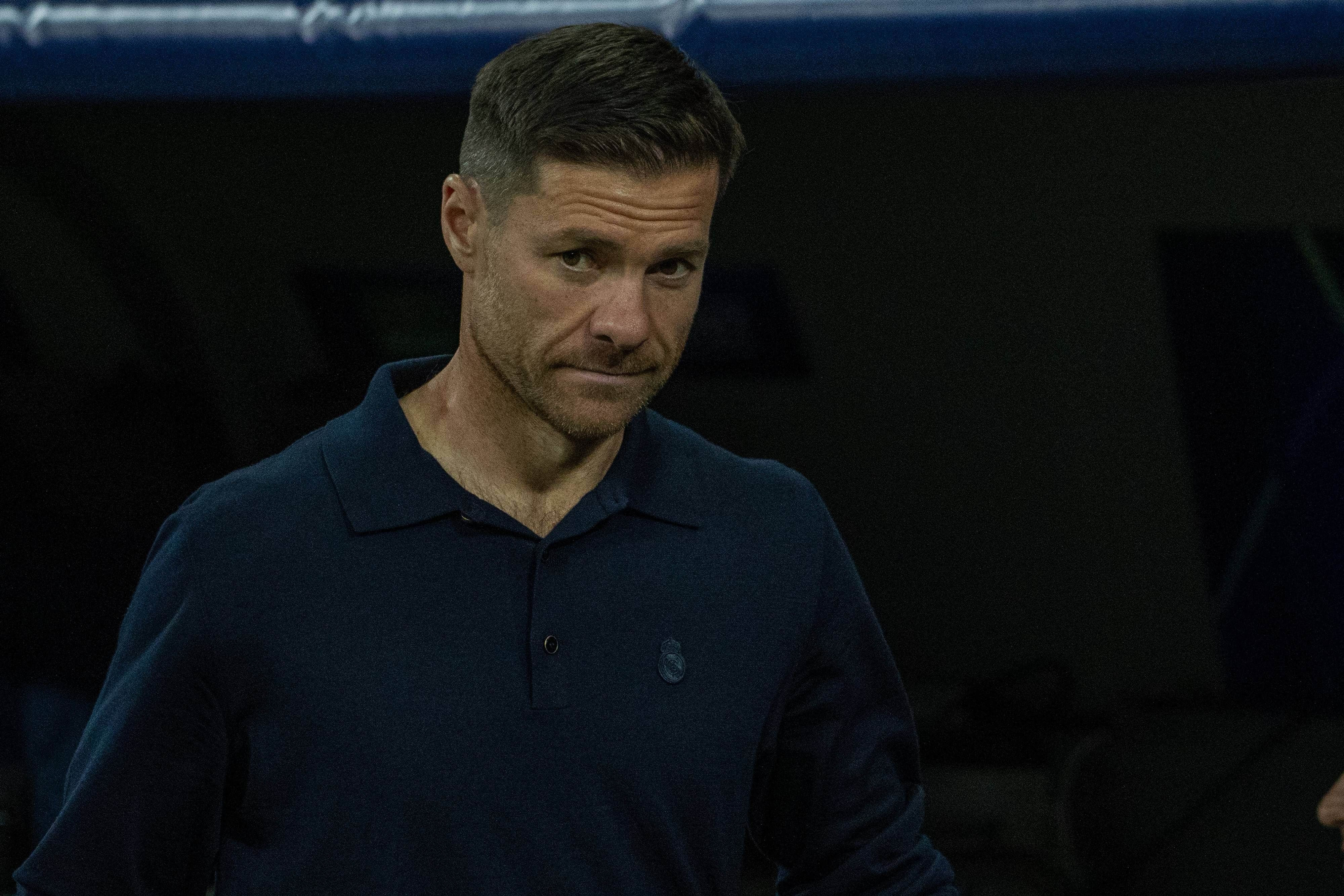  Xabi Alonso, en el Real Madird - Olympique de Marsella