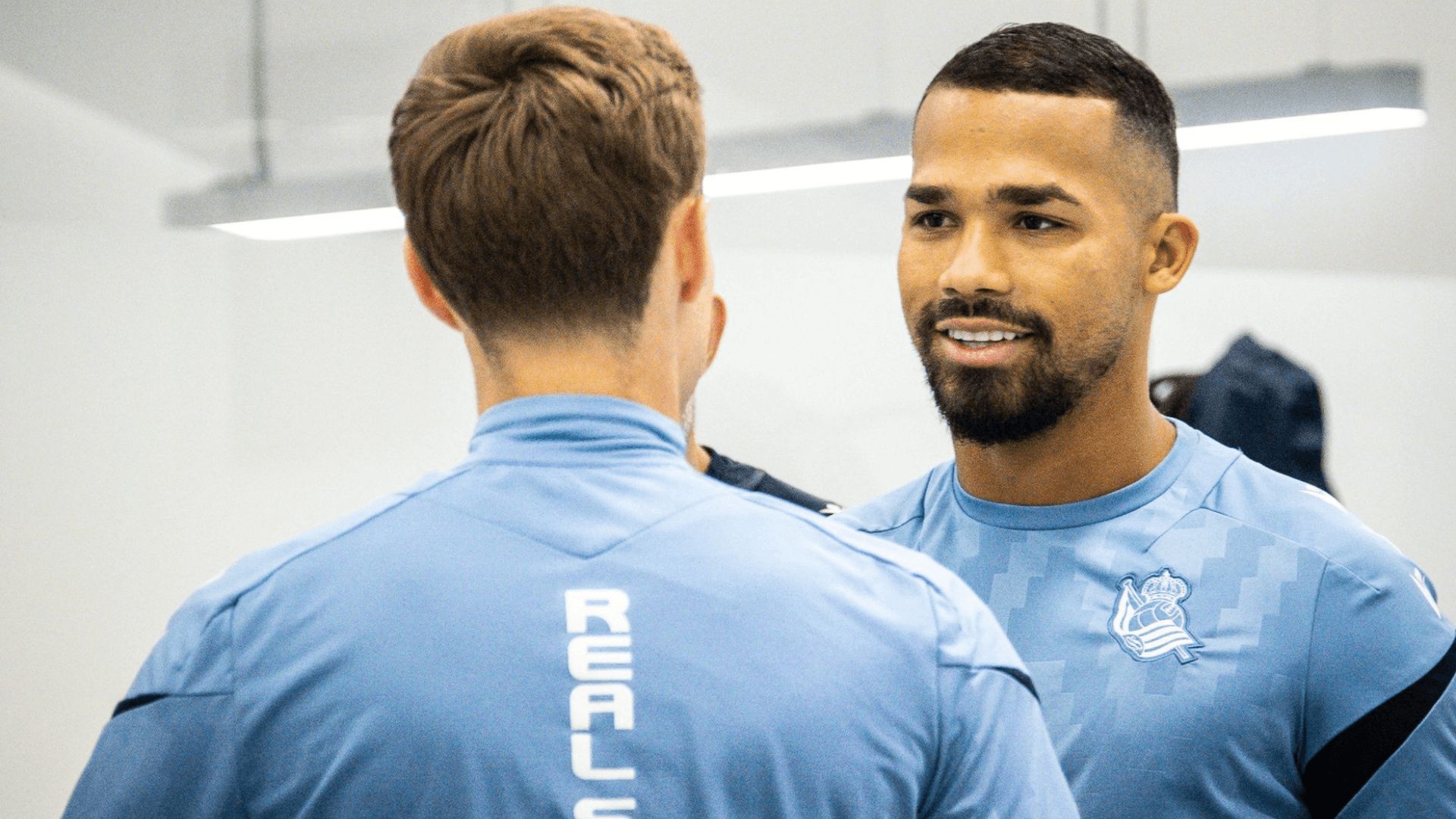 Yangel Herrera, en las instalaciones de la Real Sociedad.