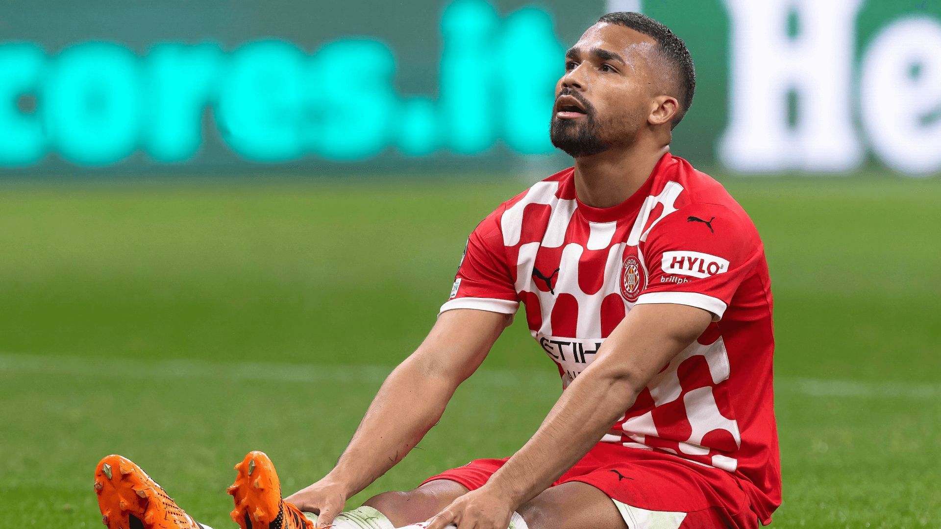  Yangel Herrera, en un partido con el Girona.