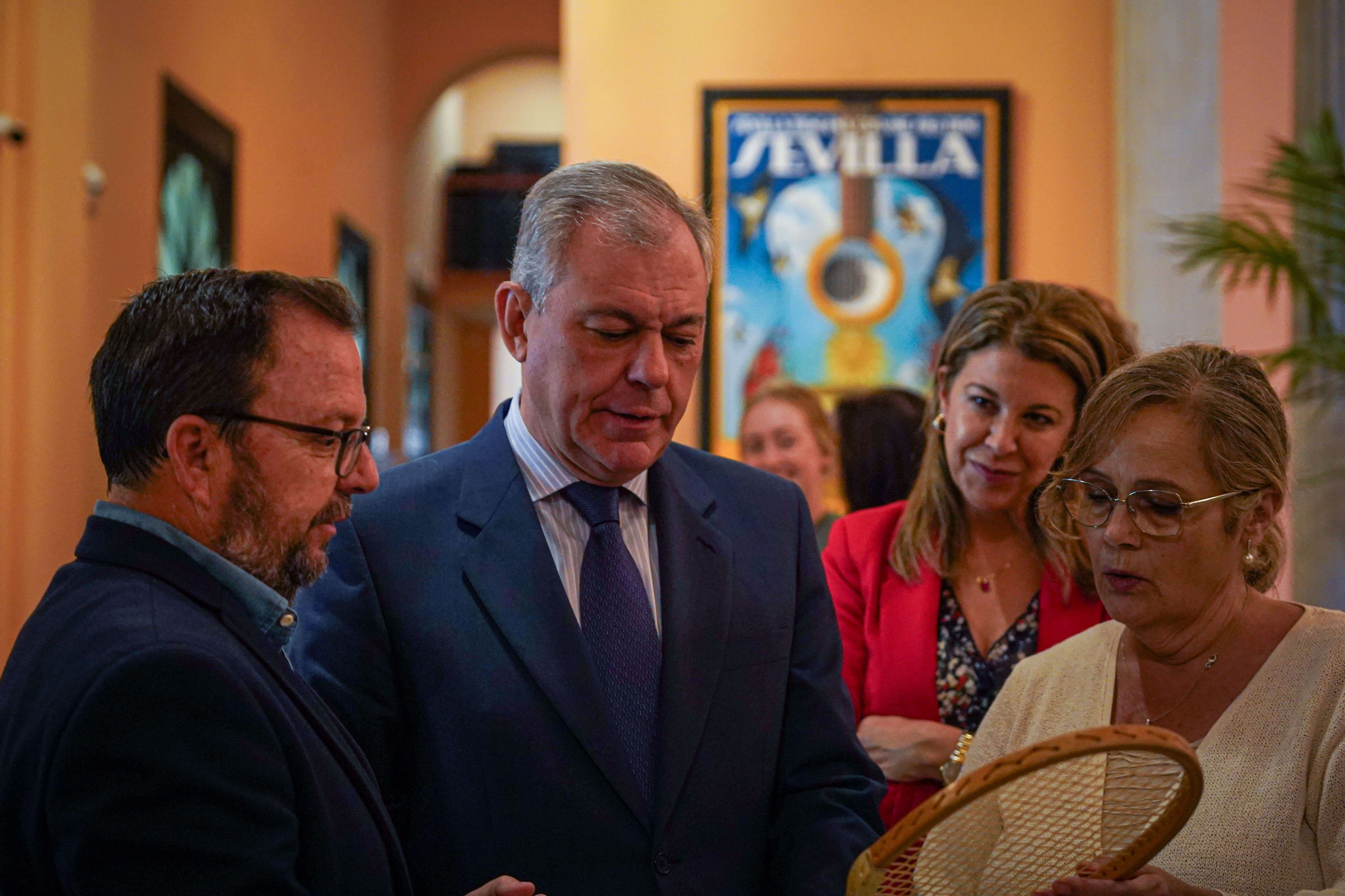 José Luis Sanz, en la presentación de la Copa Nadia en el Ayuntamiento de Sevilla