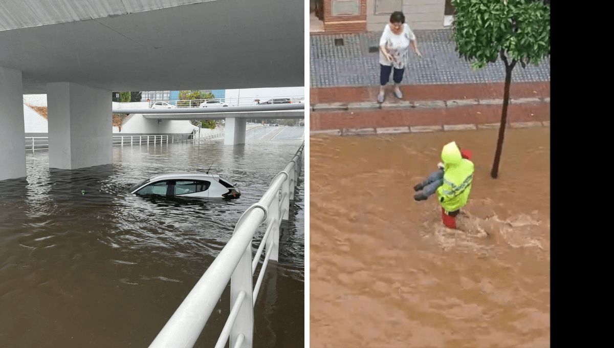 La lluvia golpeó con fuerza Sevilla y toda Andalucía.