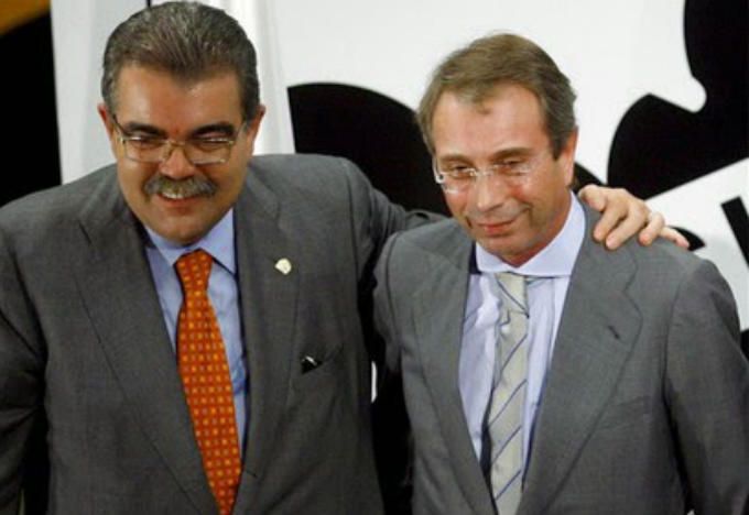  Juan Soler, el que ideó el Nou Mestalla y Vicente Soriano, el que "vendió" Mestalla