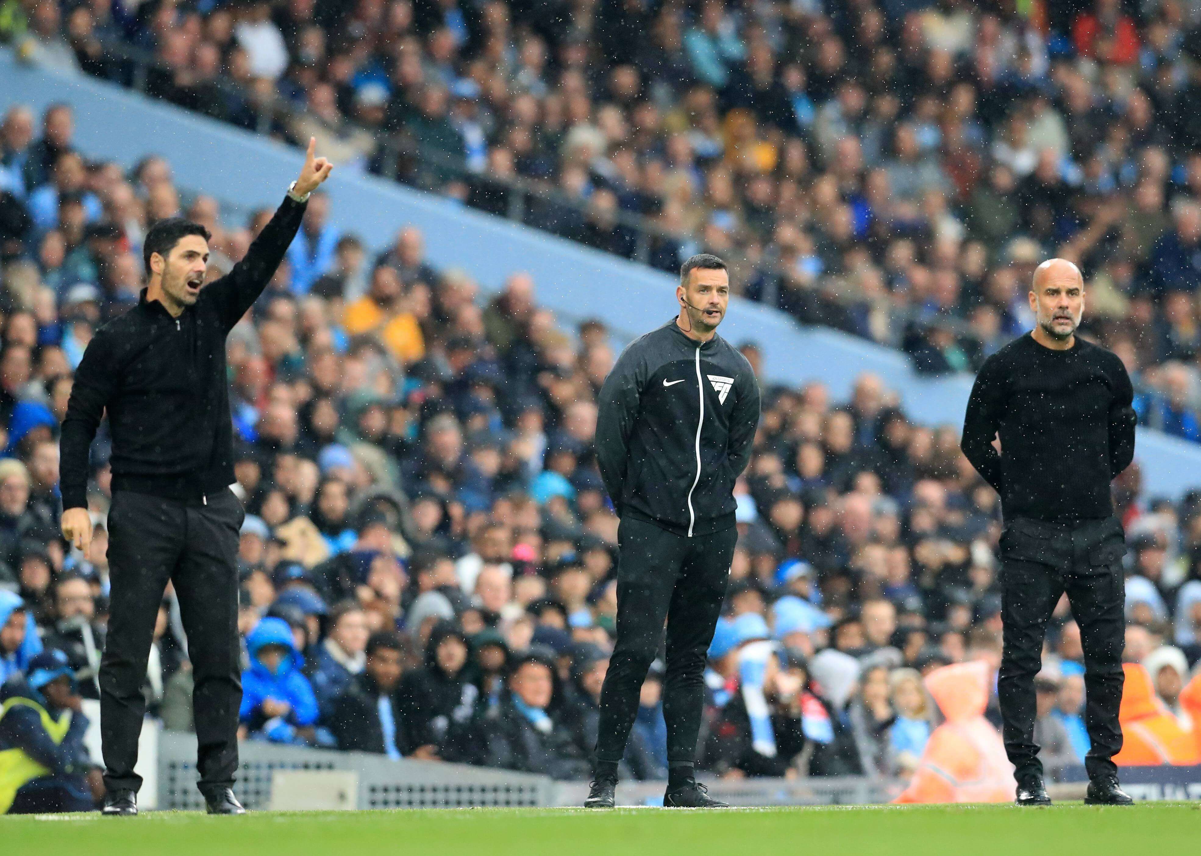Mikel Arteta y Pep Guardiola en Inglaterra (Cordon Press)