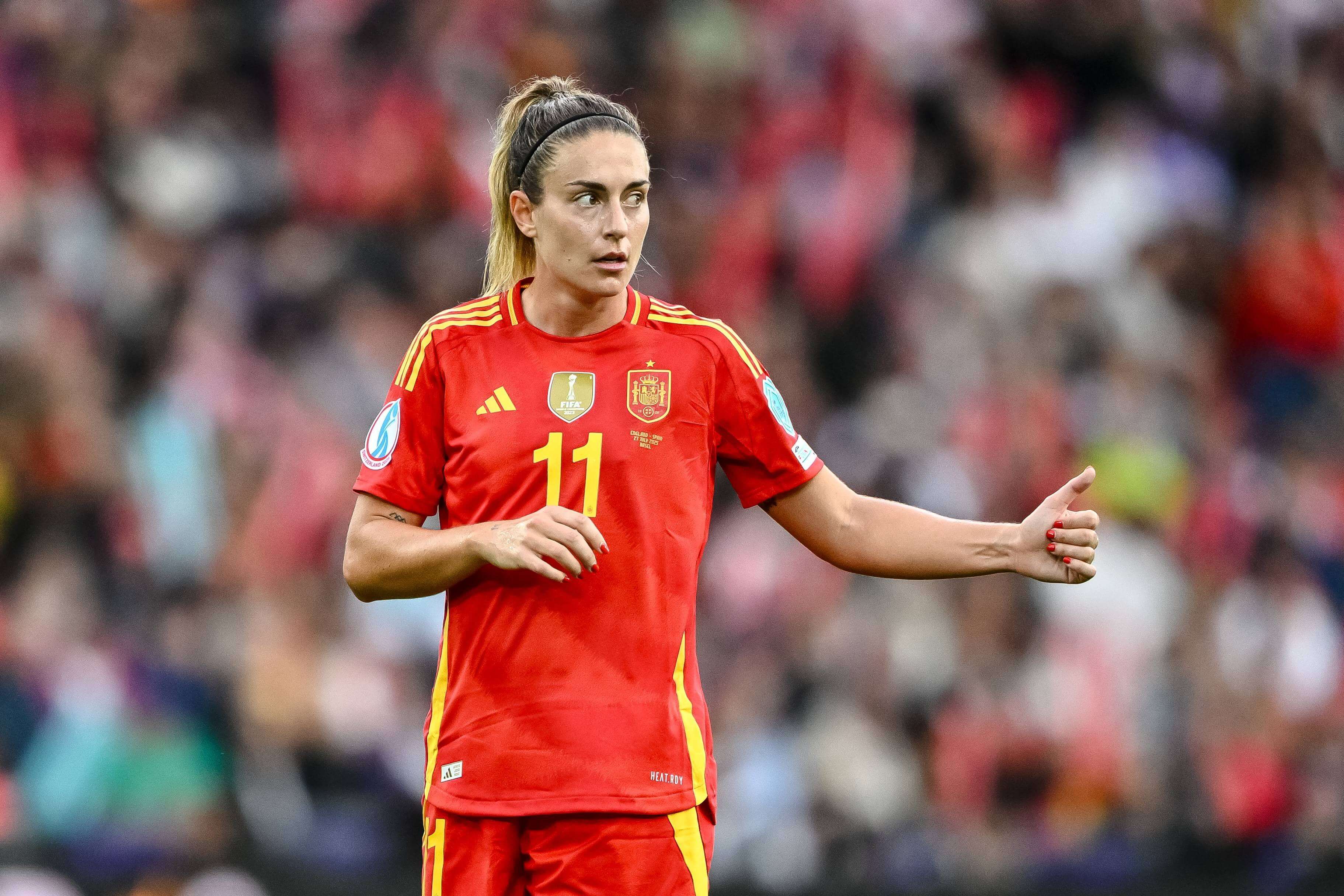  Alexia Putellas jugando con la selección española (Cordon Press)