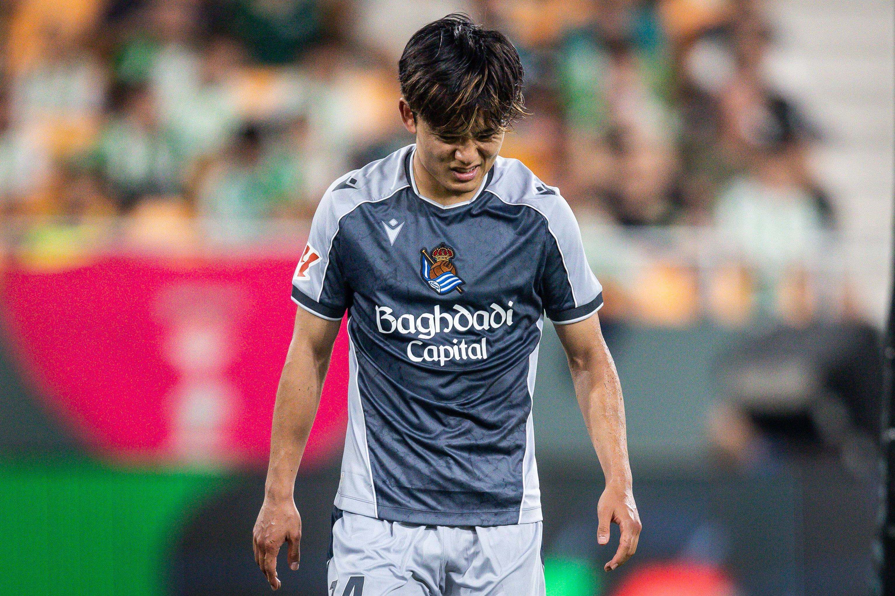  Take Kubo, en el Betis-Real Sociedad.