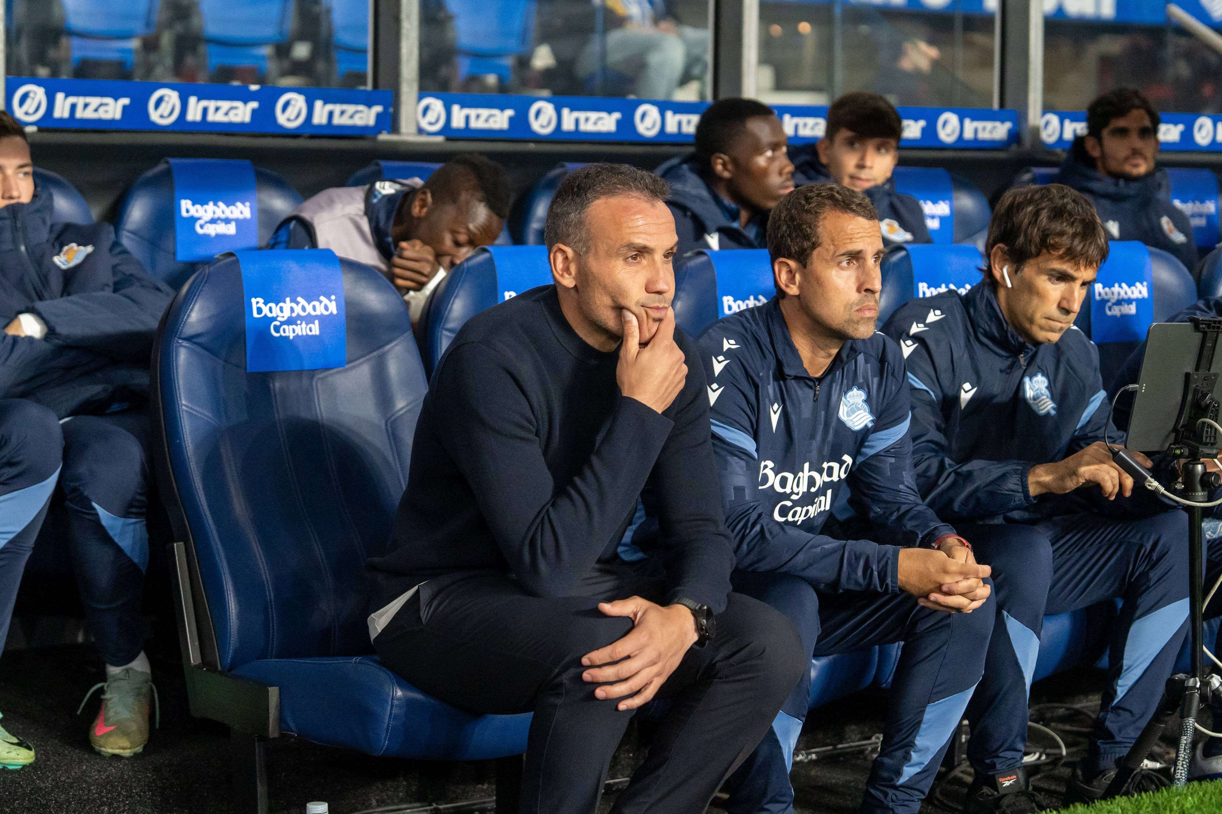  Sergio Francisco, durante un partido con la Real Sociedad