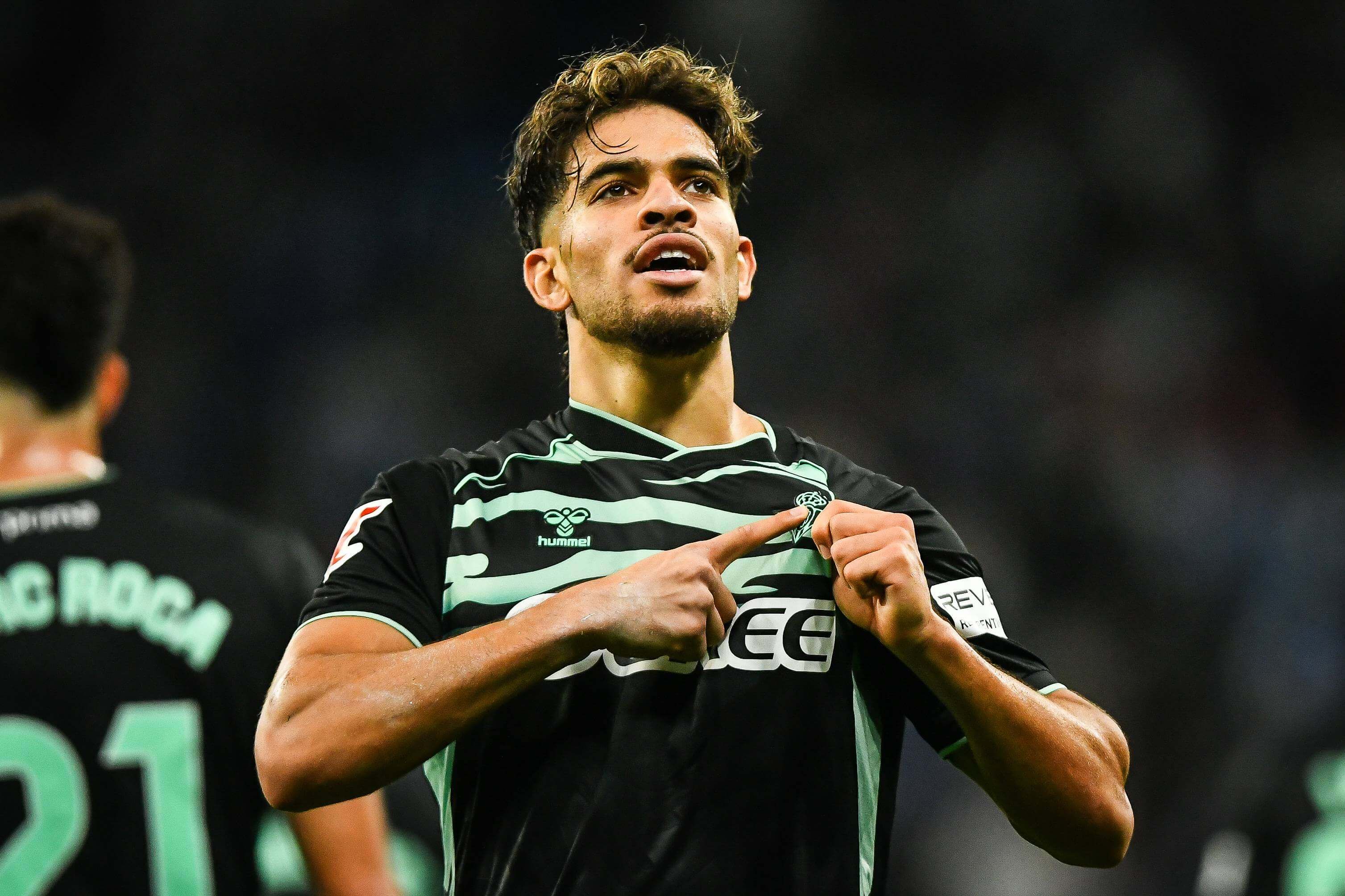  Ez Abde celebra su gol contra el Espanyol