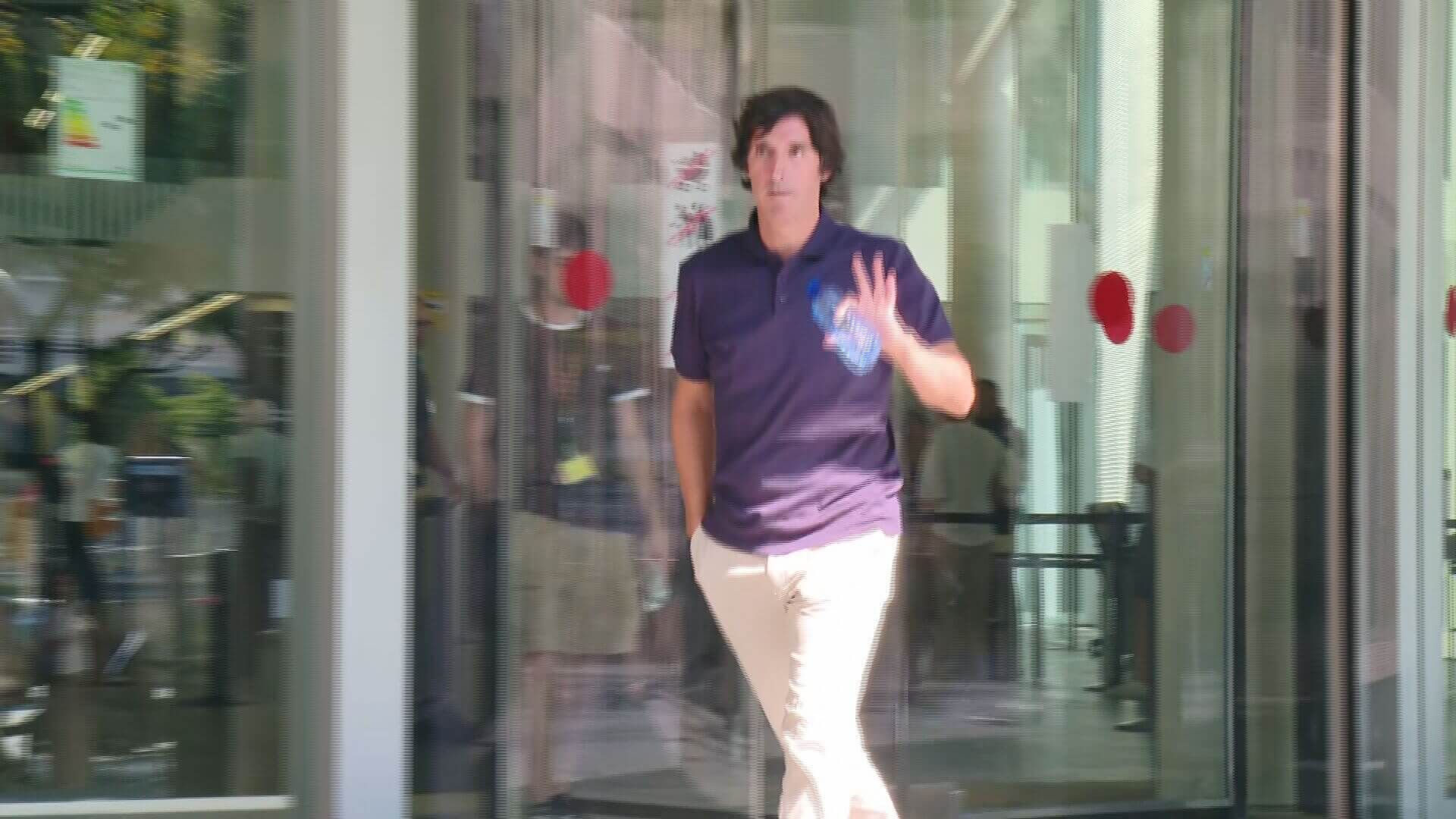  Javier Negreira, saliendo del juzgado