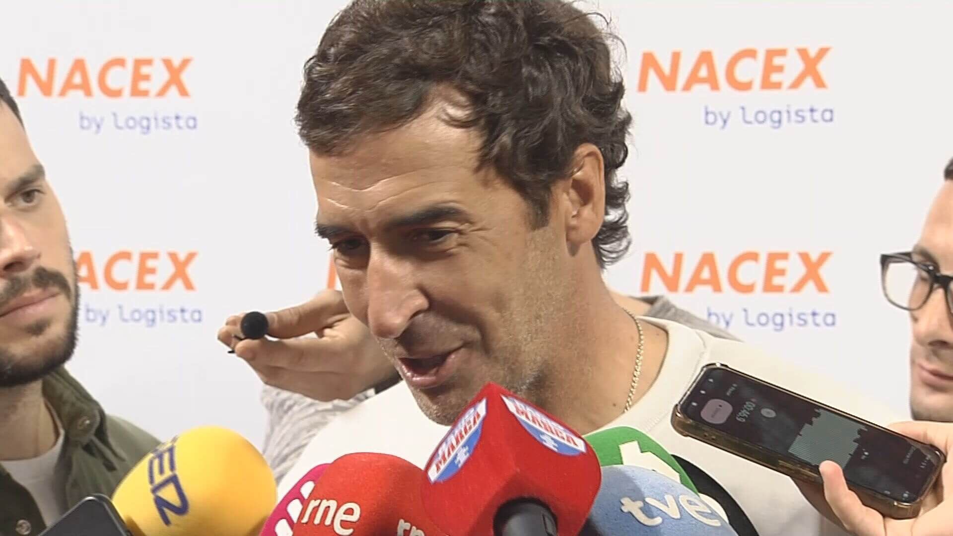 Raúl González, en un acto de Nacex