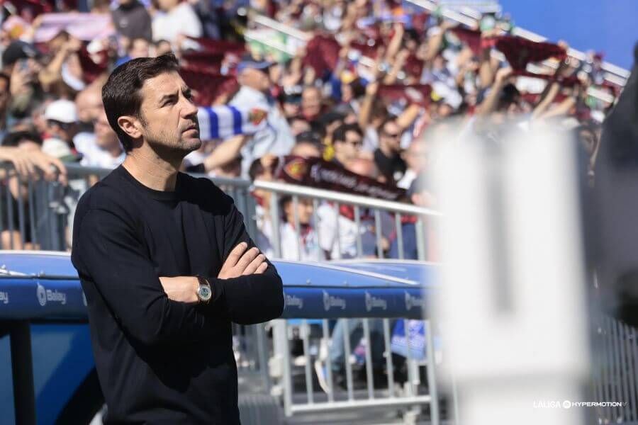 Gabi Fernández, en el Real Zaragoza-Córdoba (FOTO: LALIGA).