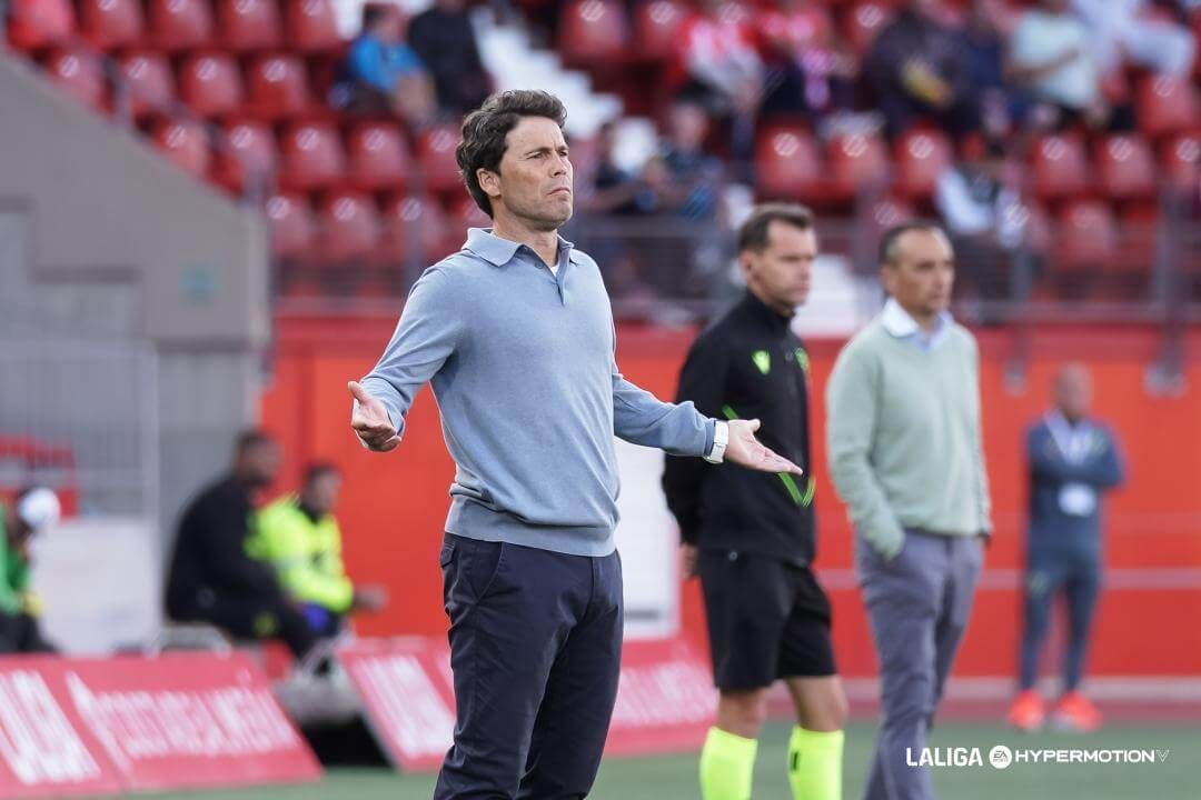 Rubi, en un partido del Almería (FOTO: LALIGA).