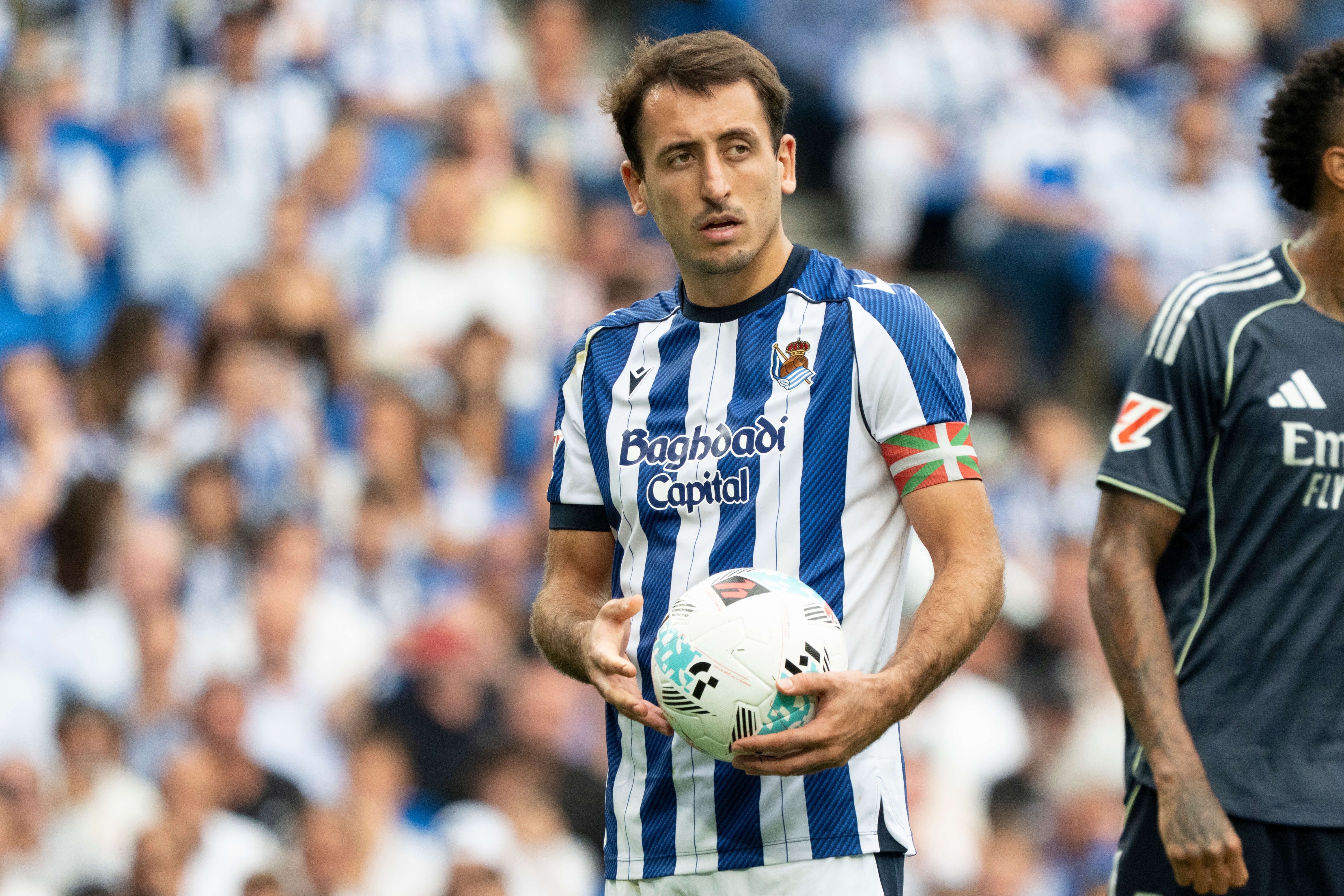  Mikel Oyarzabal, en un partido de la Real Sociedad.