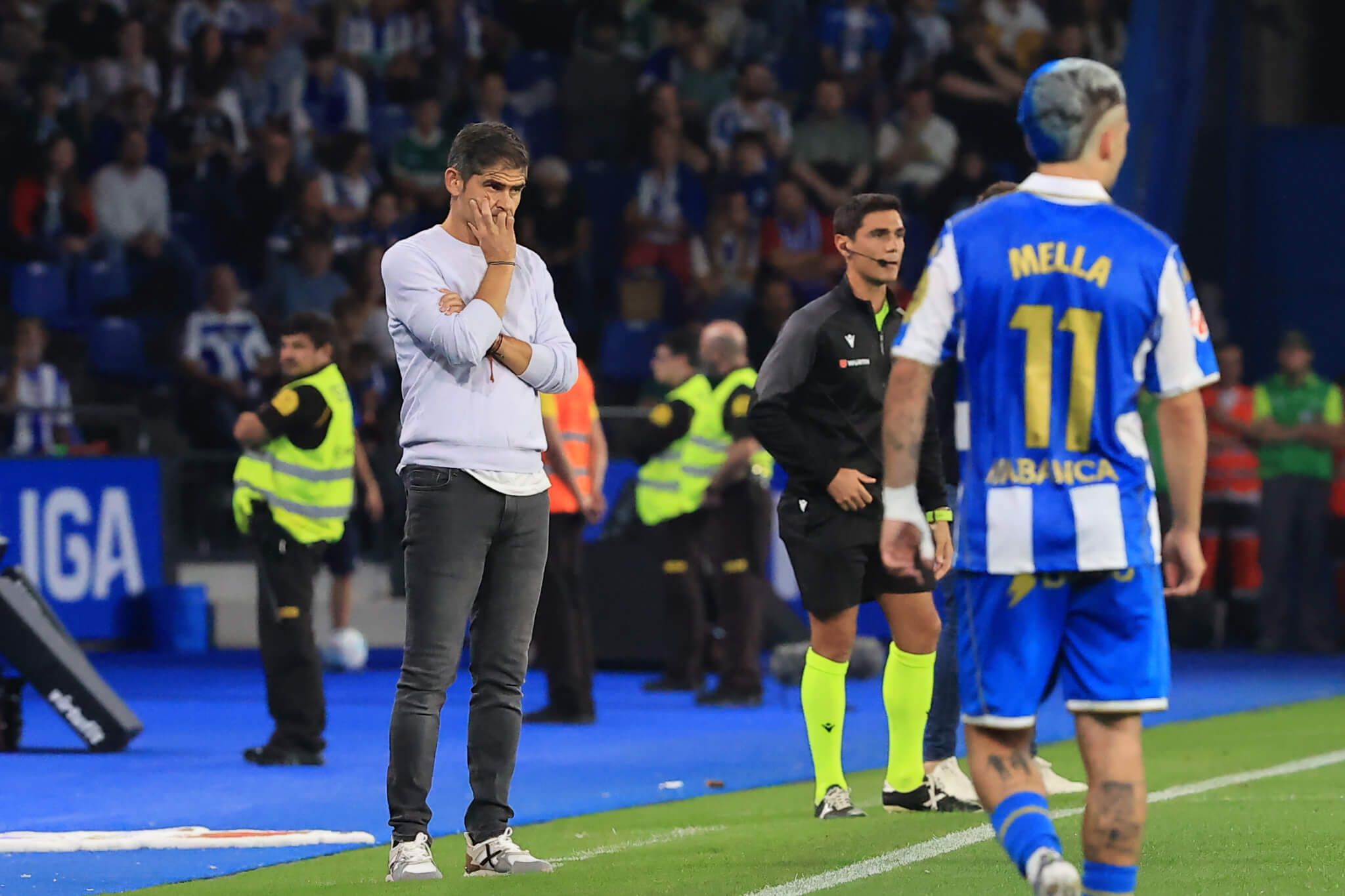 Antonio Hidalgo, entrenador del Deportivo de La Coruña.