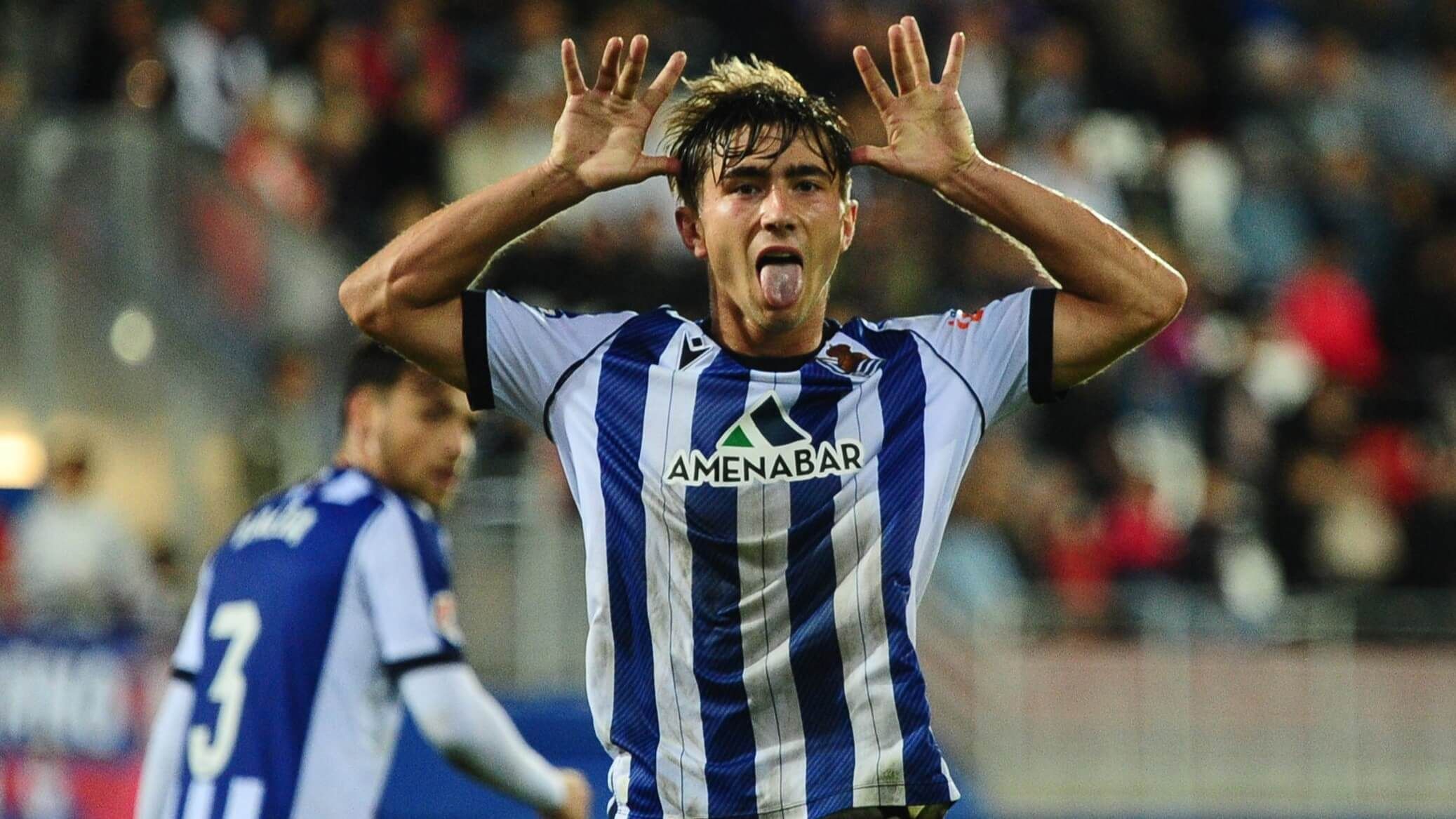 Mikel Rodríguez, jugador de la Real Sociedad B.