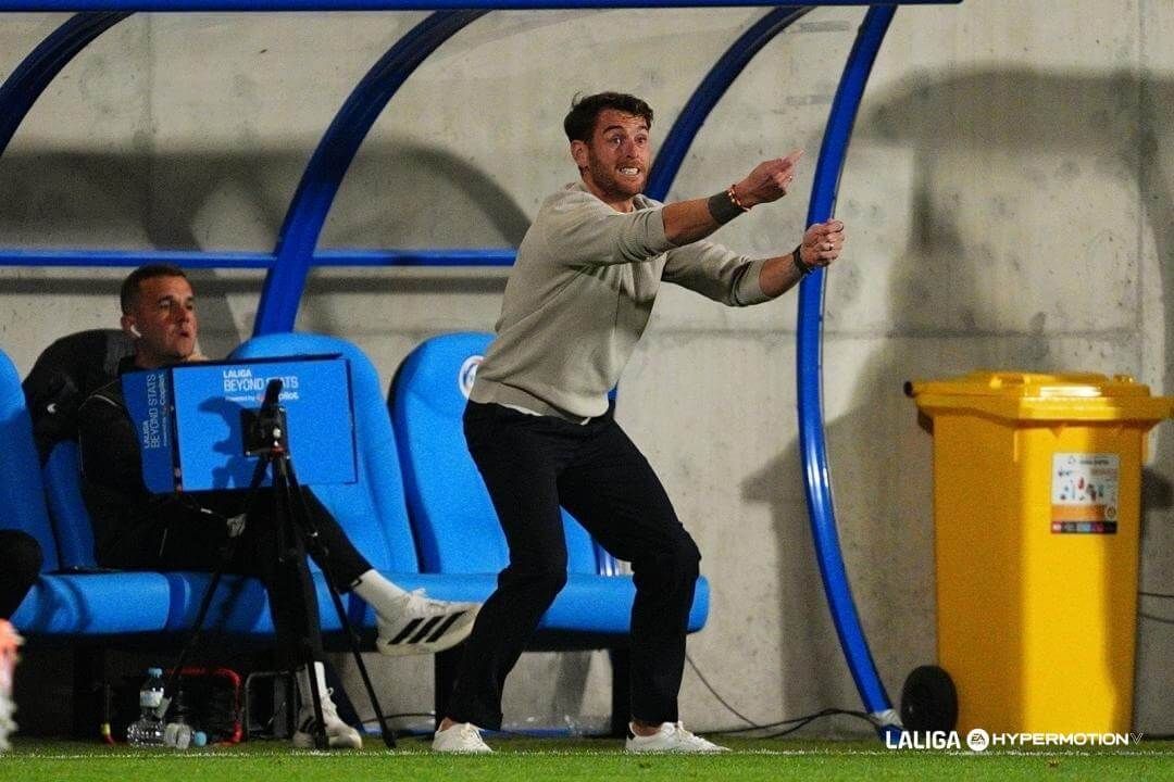 Ibai Gómez, en un partido del Andorra (FOTO: LALIGA).