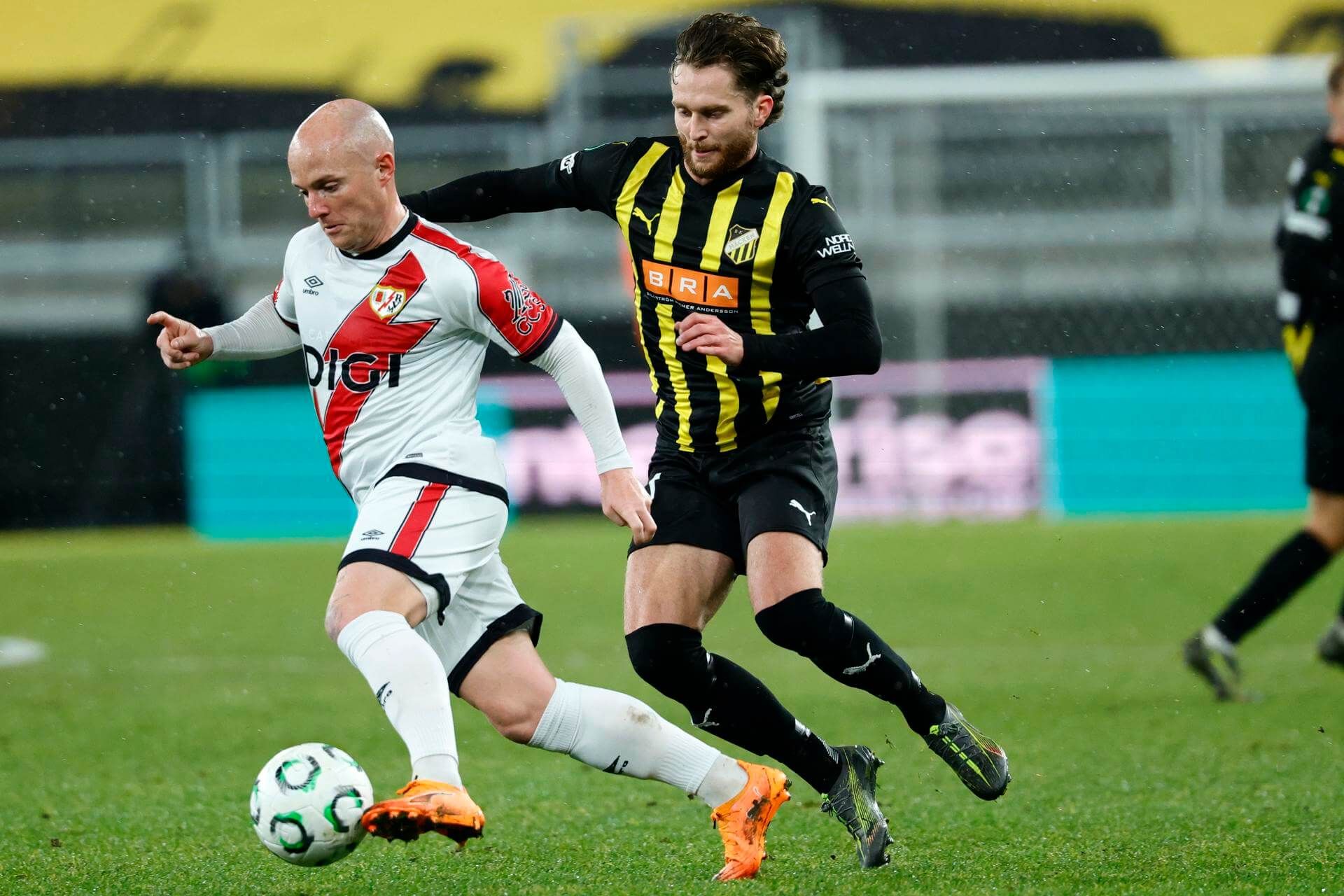  Isi Palazón ante el Häcken (EFE)