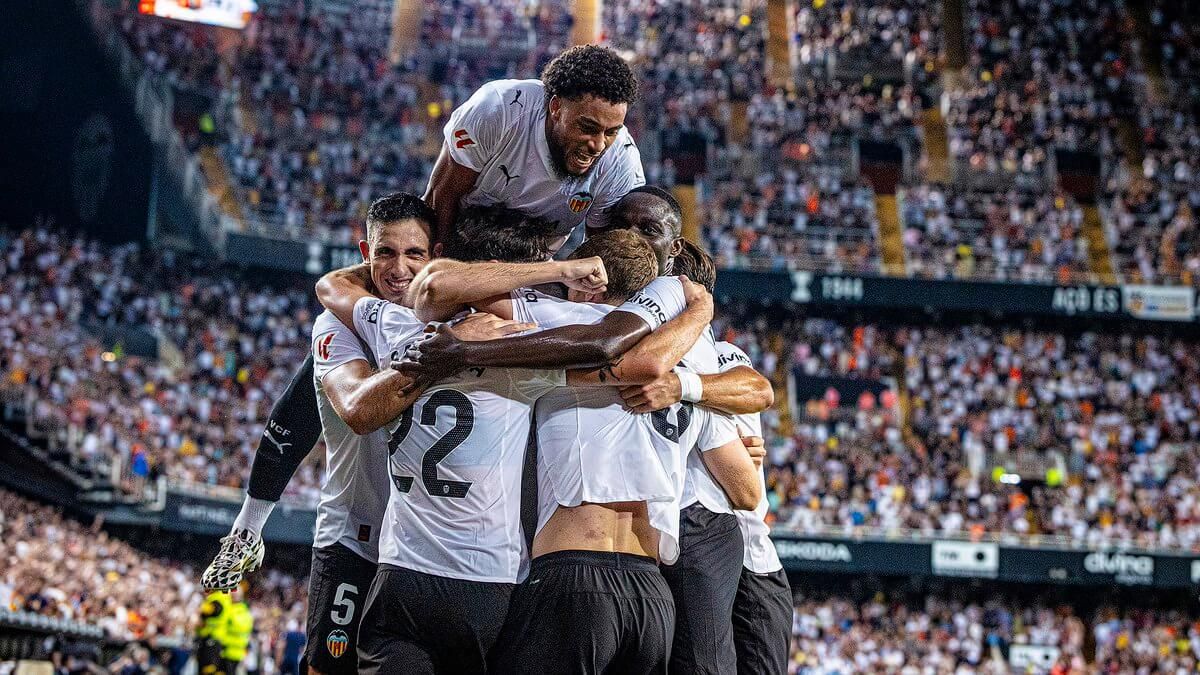  Alegría de gol en Mestalla