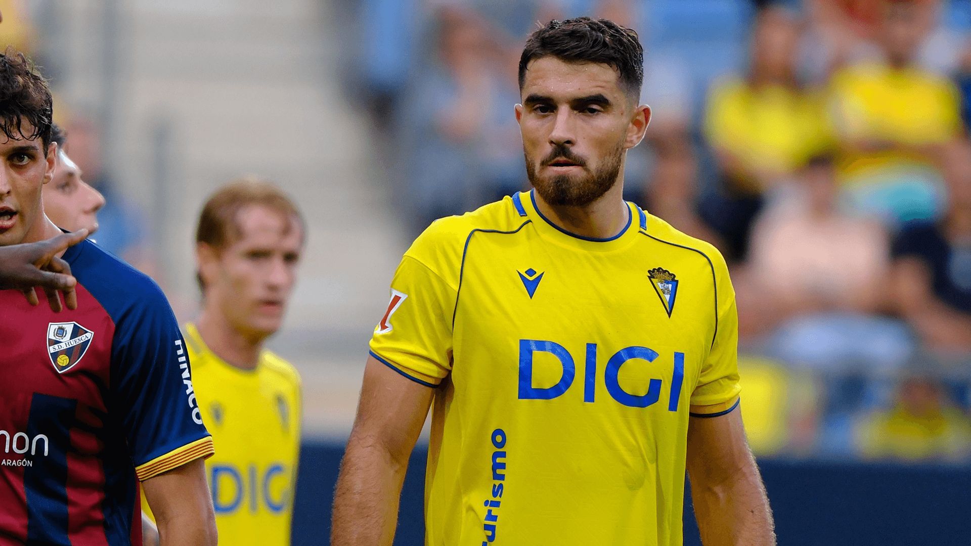  Álvaro García Pascual, en un partido con el Cádiz.