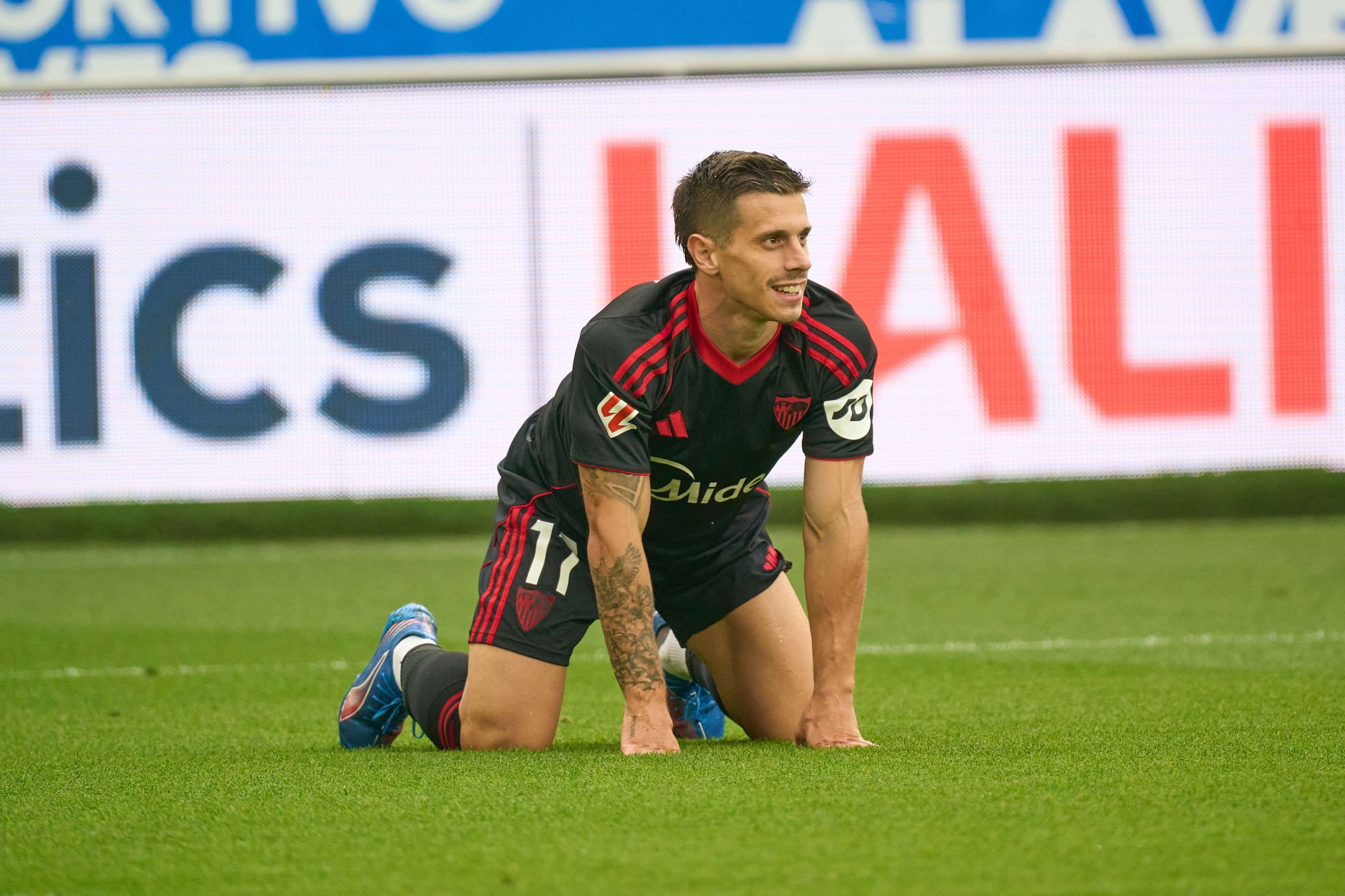 Alfon, ante el Alavés.