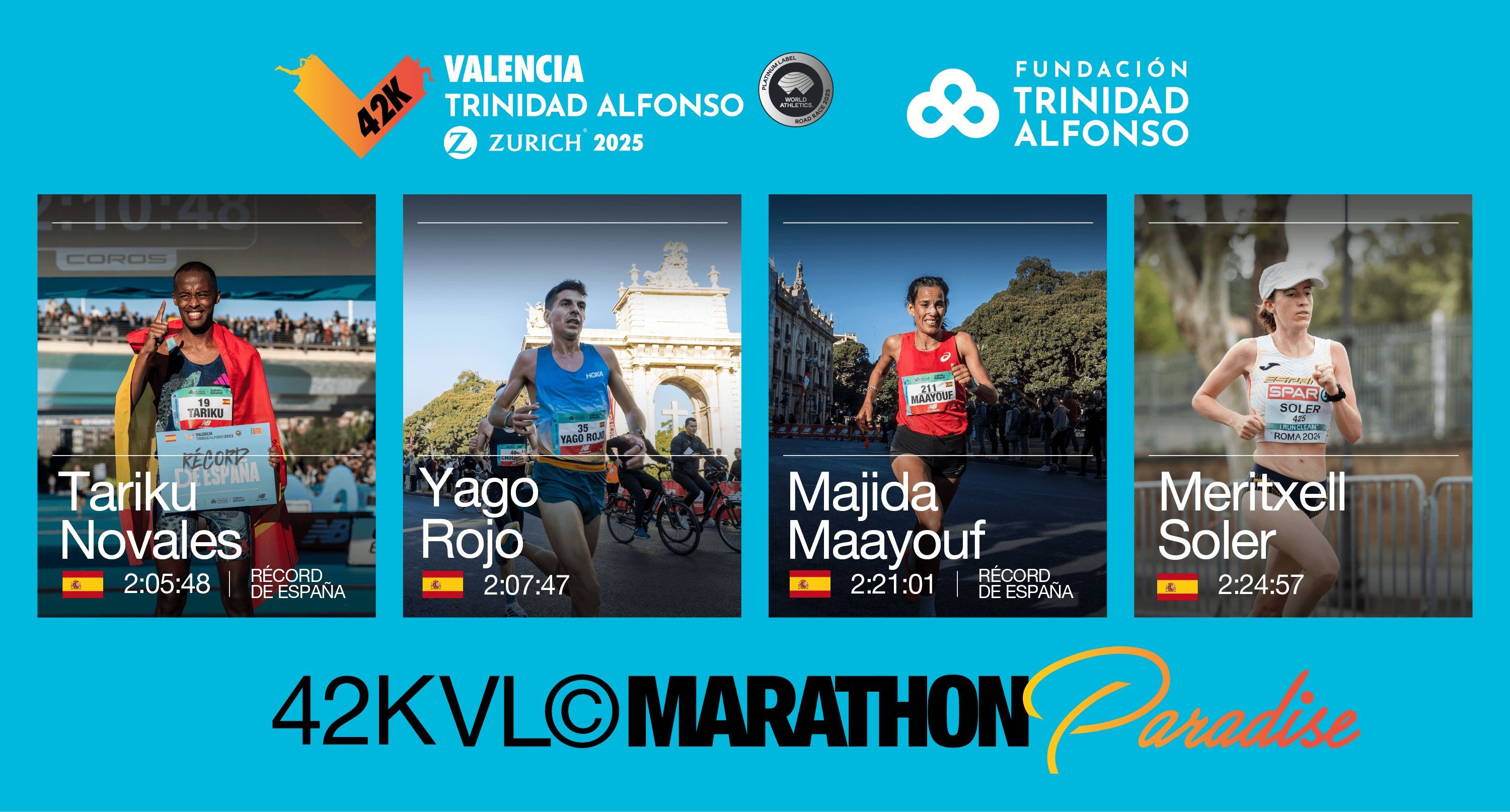  Atletas españoles de élite del Maratón Valencia 2025