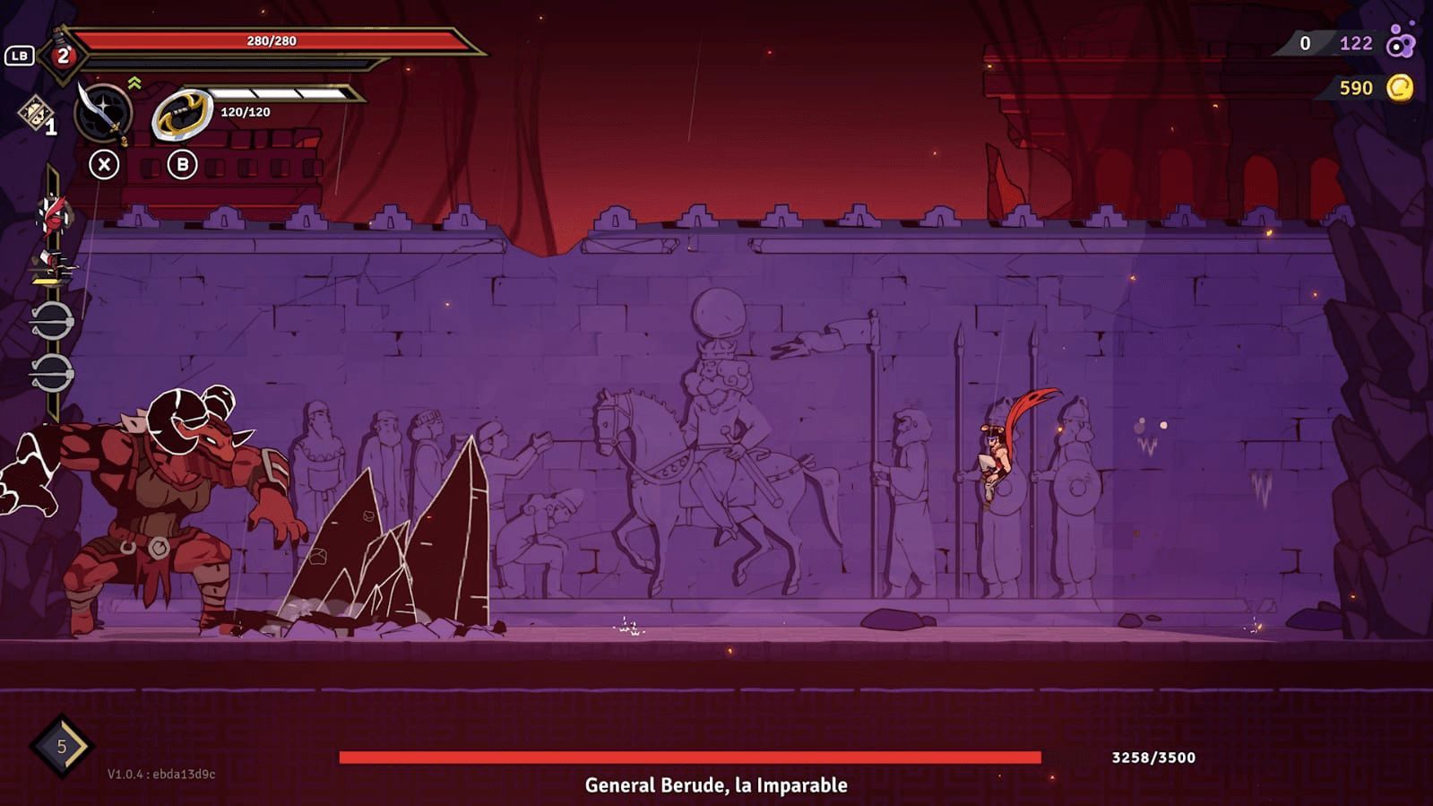 Berude, el primer jefe de The Rogue Prince of Persia