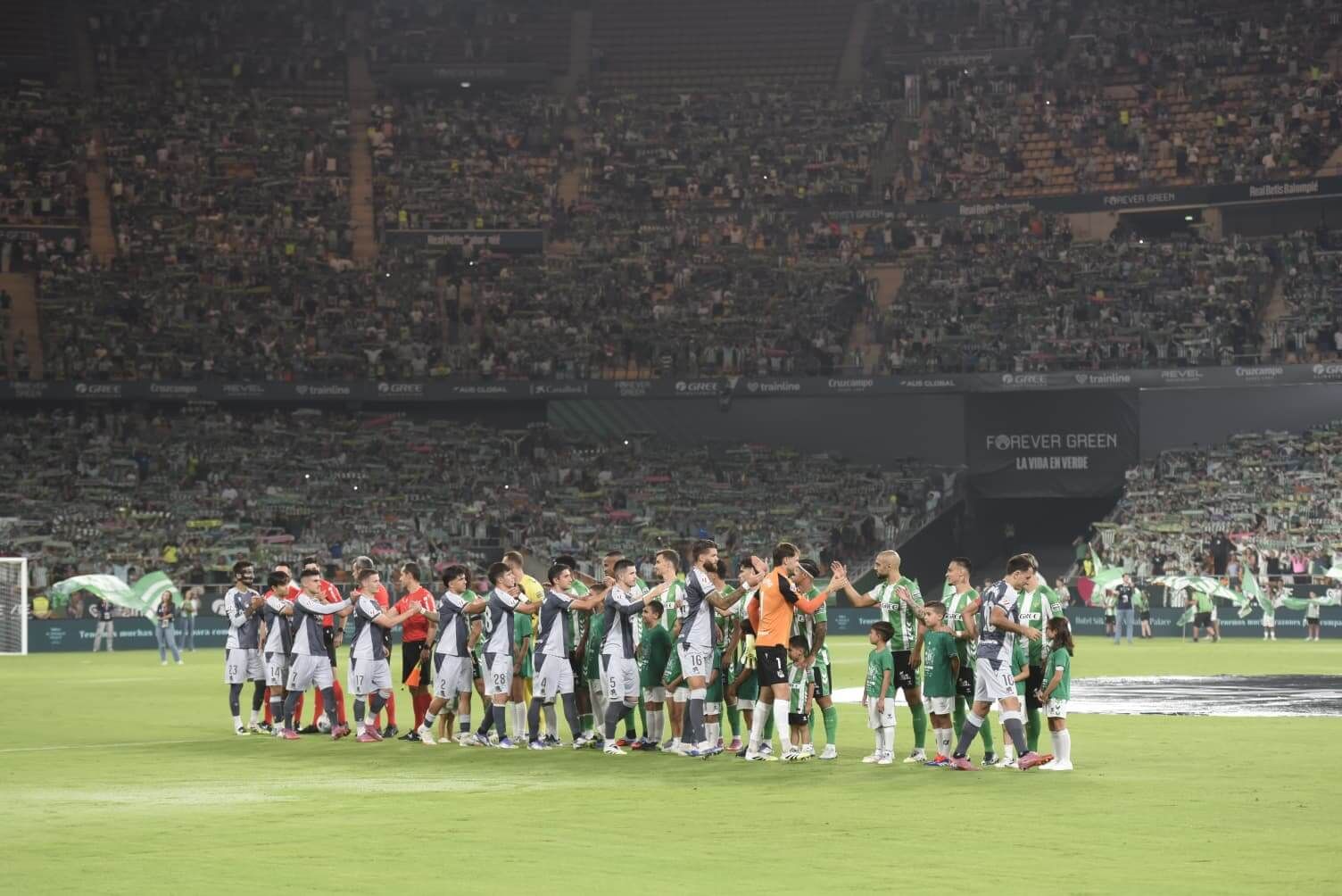  Instantes previos al inicio del Betis - Real Sociedad.