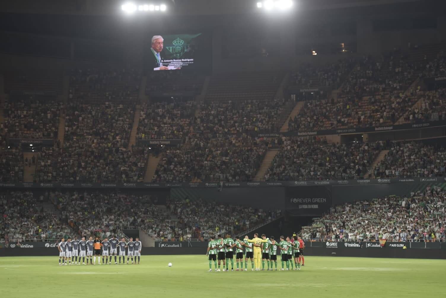  Instantes previos al inicio del Betis - Real Sociedad.