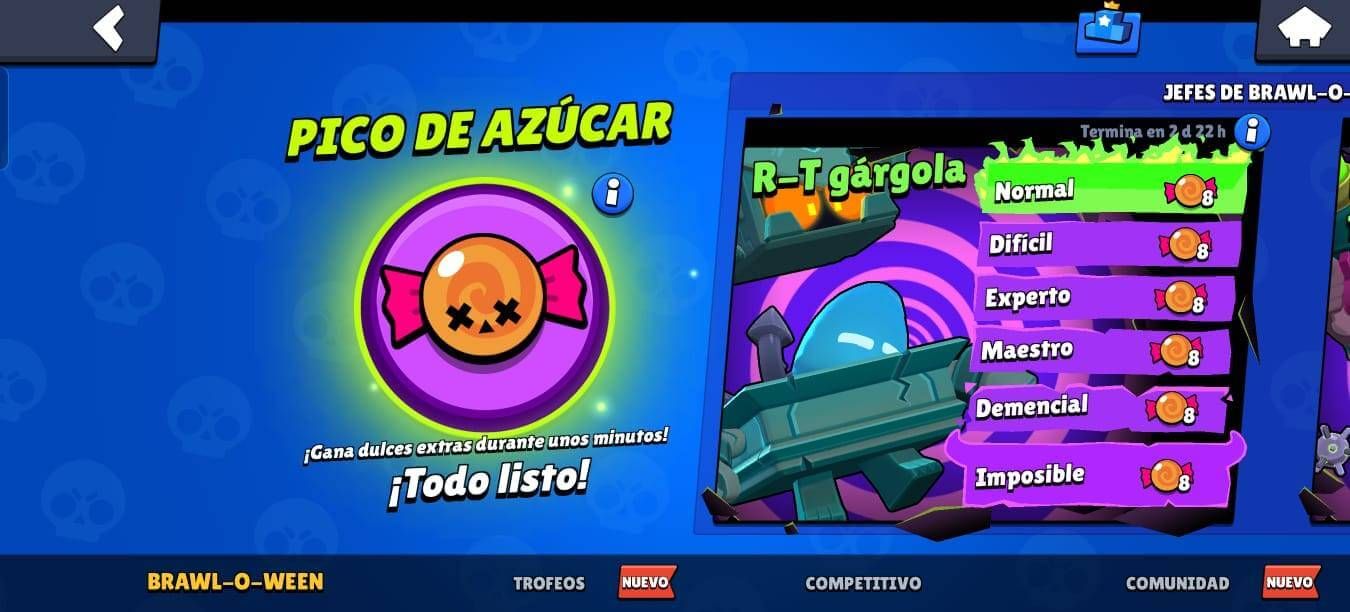 El Pico de Azúcar, toda una fuente de carmelos para el Truco o Trato de Brawl Stars