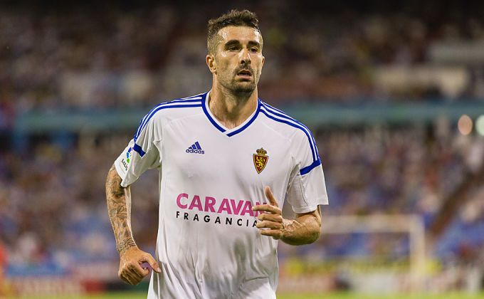  El exjugador del Real Zaragoza Cani, durante su etapa en el conjunto blanquillo.
