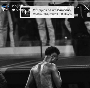  Vinicius en siu Instagram