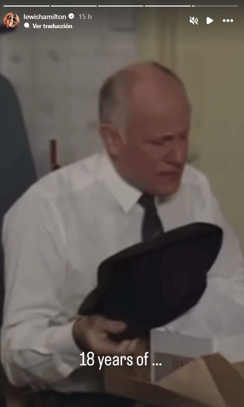  Publicación de Lewis Hamilton en su red social de Instagram (@lewishamilton)