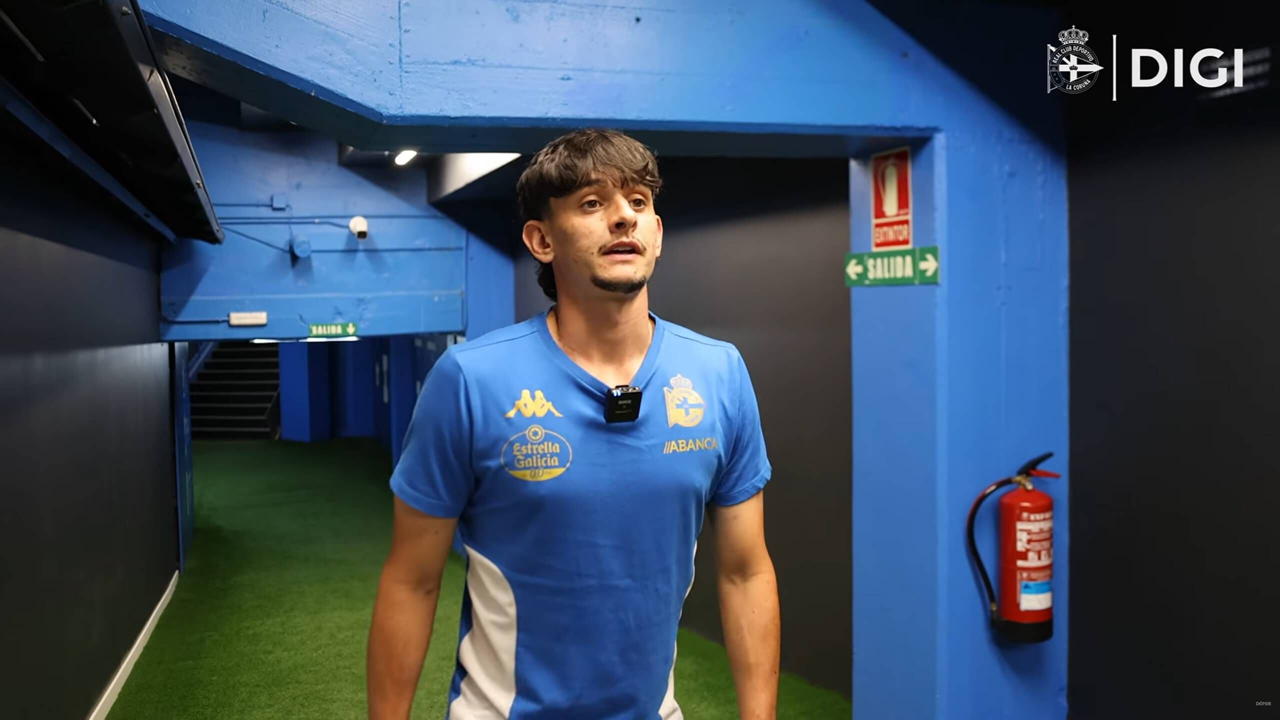  Charlie Patiño, jugador del Deportivo.