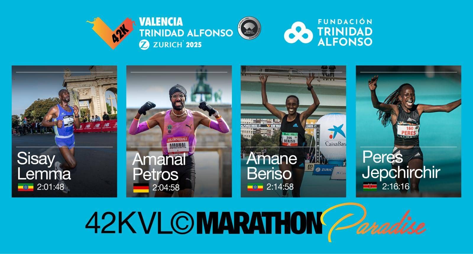 Confirmados Atletas Maratón Valencia