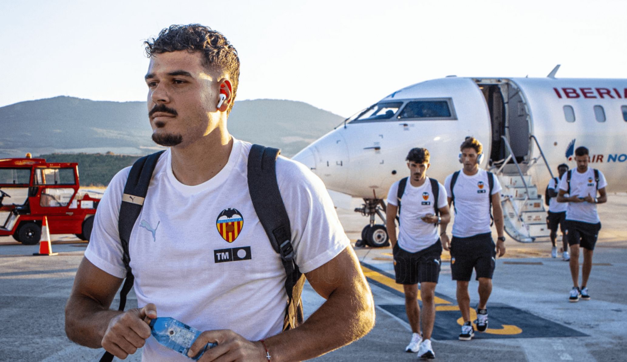  Convocatoria del Valencia CF y vuelo en avión