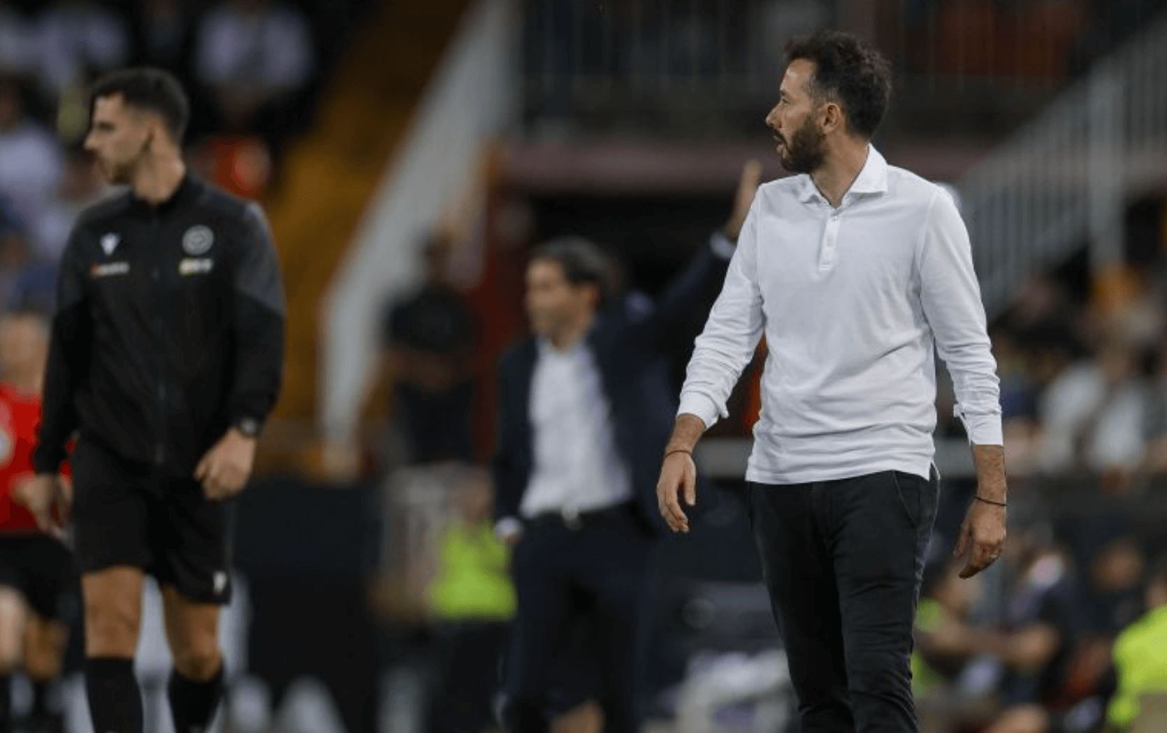 Carlos Corberán en Mestalla