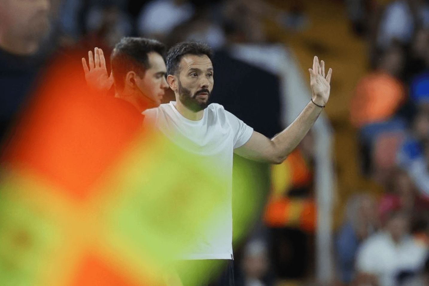  Carlos Corberán en Mestalla