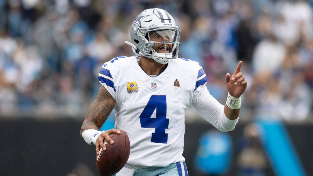 Dak Prescott, durante un partido de Dallas Cowboy (Fuente: Cordon Press)