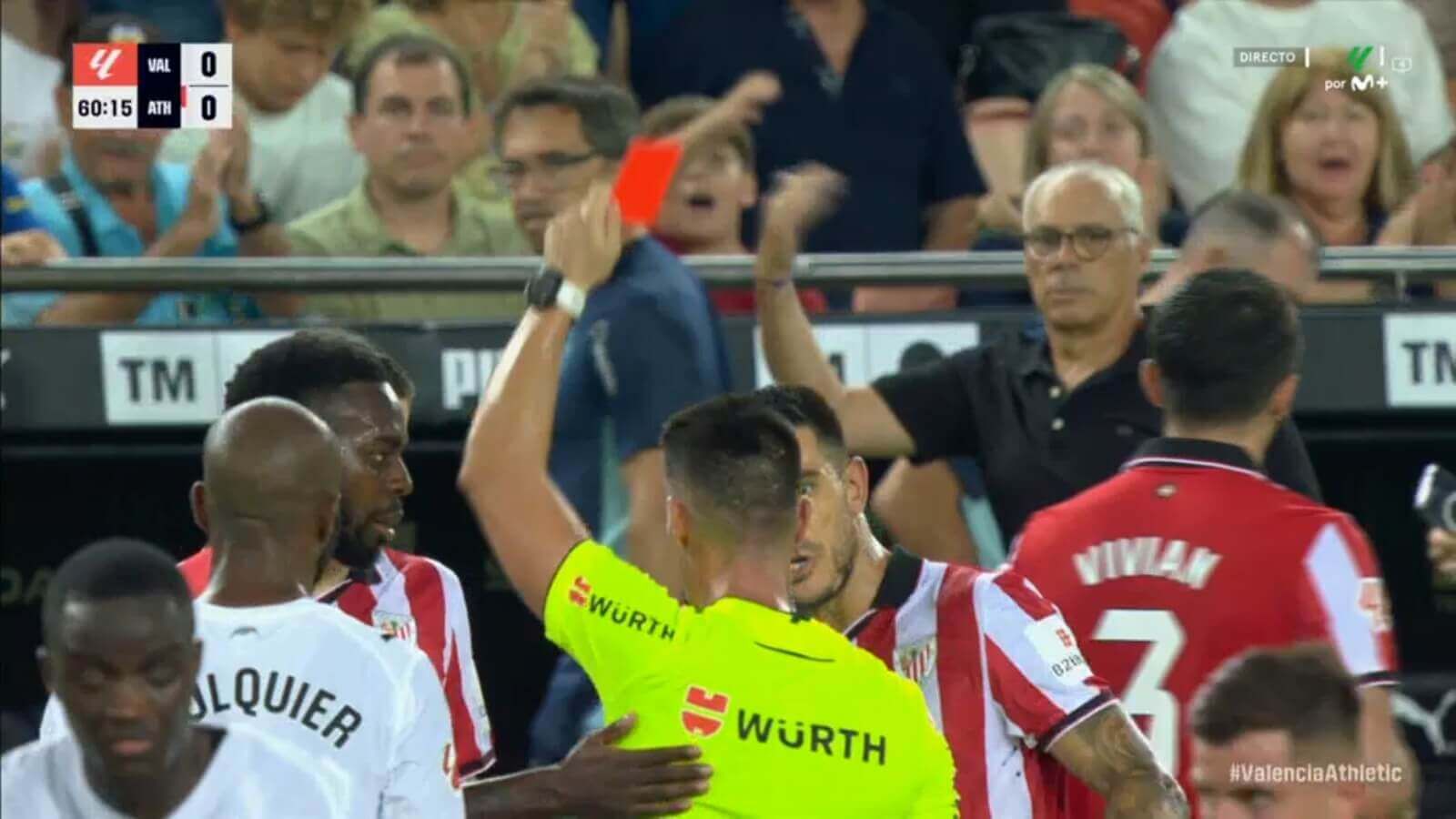  Dani VIvian expulsado en Mestalla