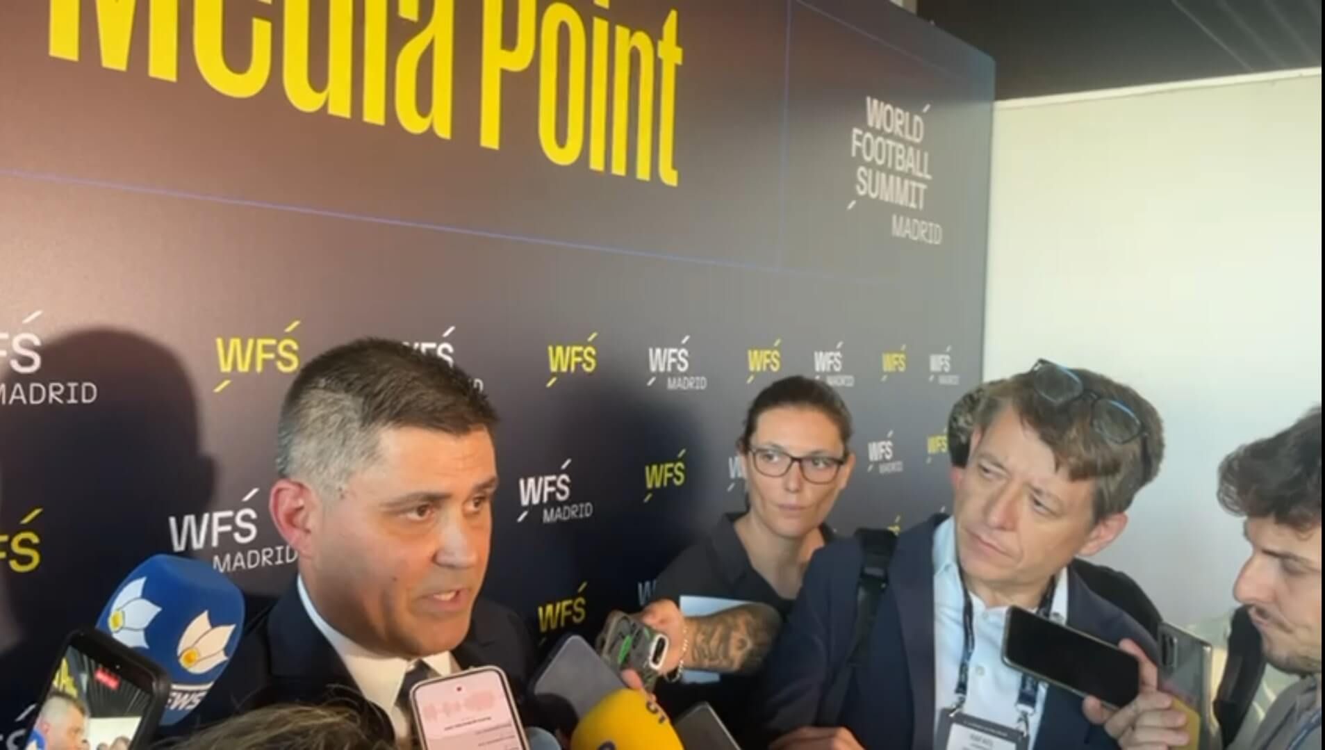  El presidente de la AFE, David Aganzo, manifestó la falta de transparencia de LALIGA por el partido de Miami.