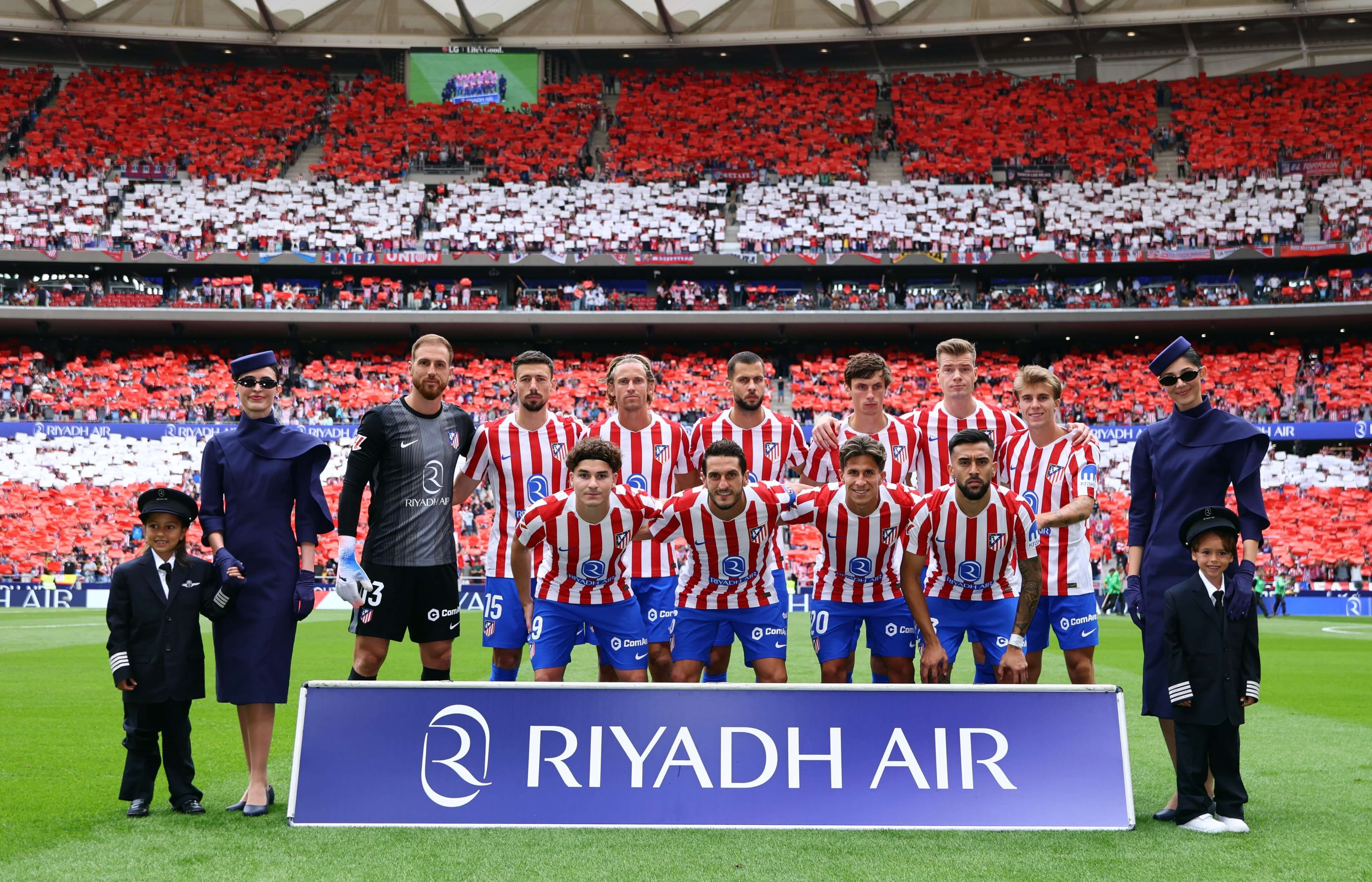 Once de Simeone en el derbi Atlético-Real Madrid (Foto: ATM).