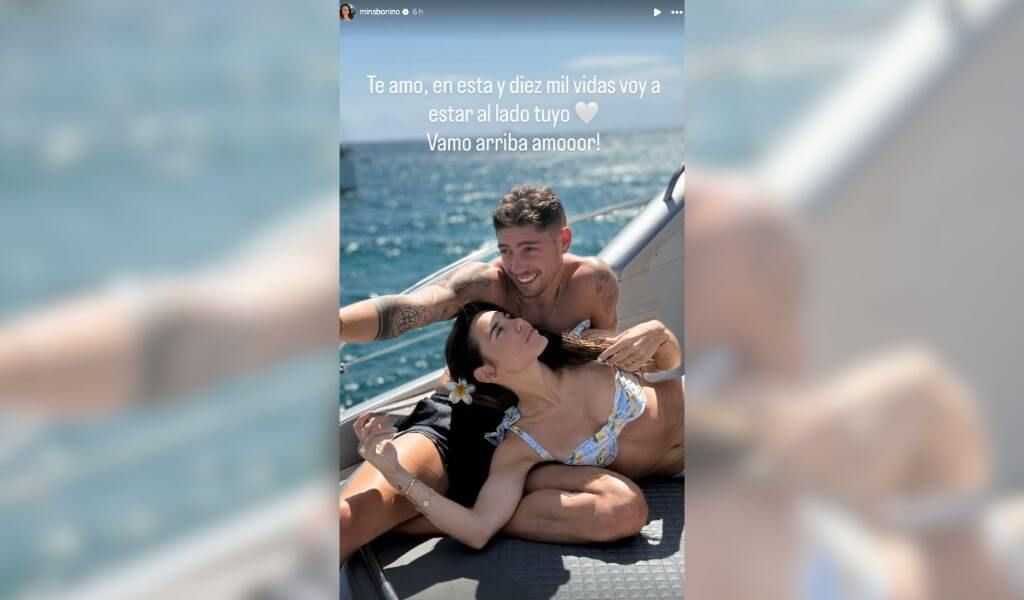  Mina Bonino apoya a Fede Valverde en redes sociales