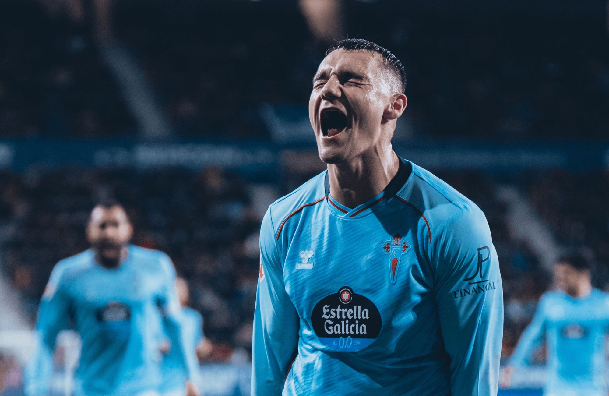 Ferrán Jutglà marca su primer gol con el Celta (Foto: Celta).